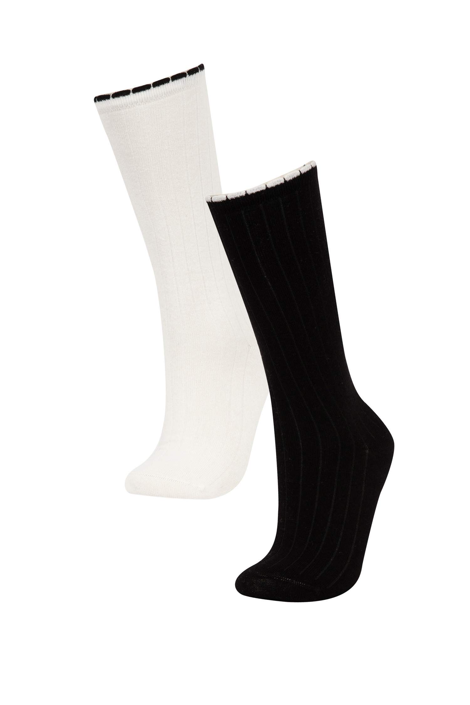 Girl 2 Piece Cotton Long Socks