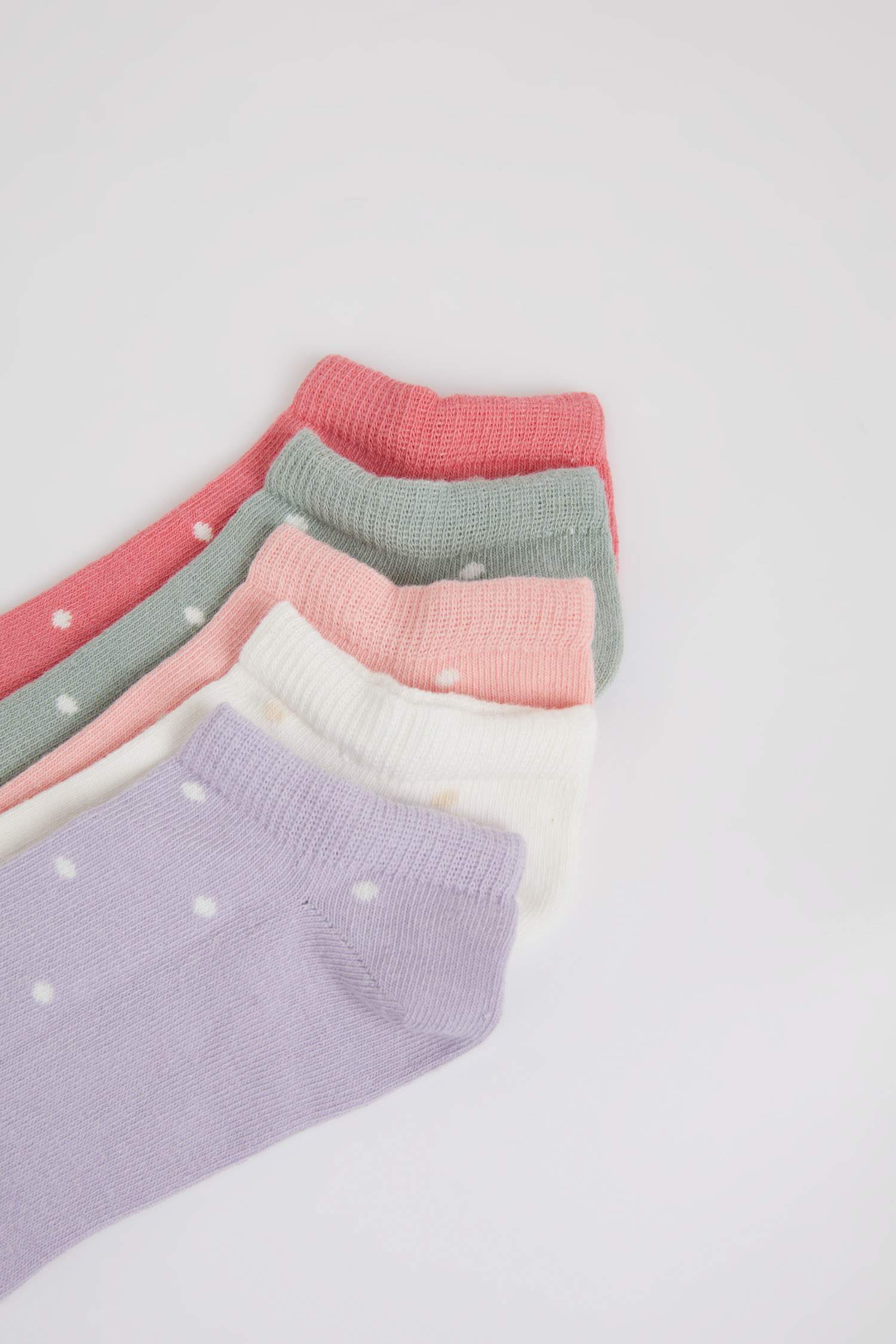 جوارب قصيرة قطن من 5 قطع