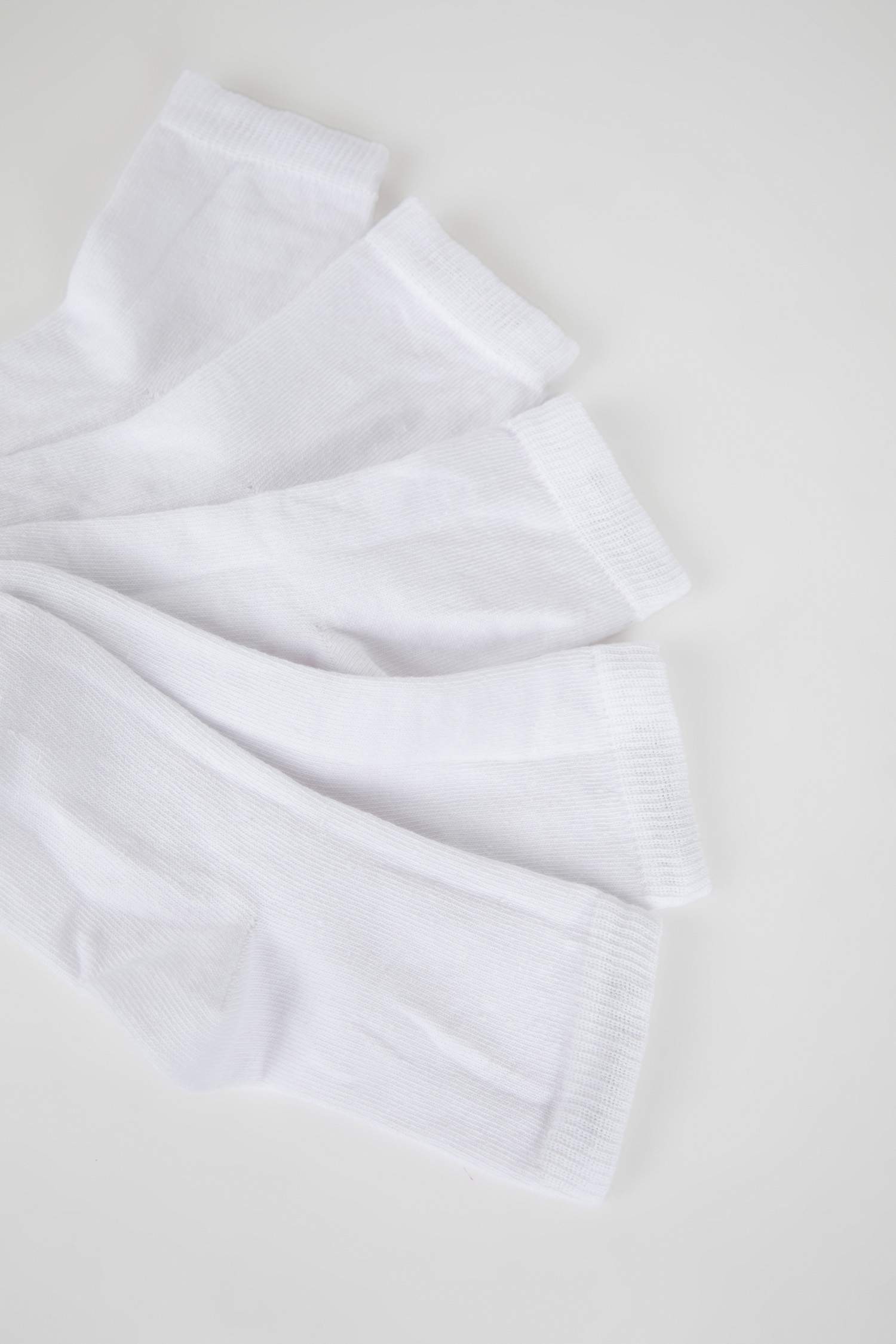 Kız Bebek Dikişsiz 5'li Pamuklu Uzun Çorap