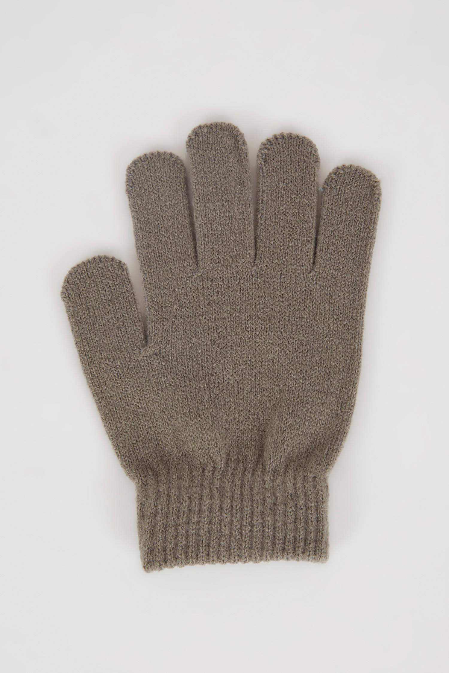 قفازات صوف للبنات - قطعتين