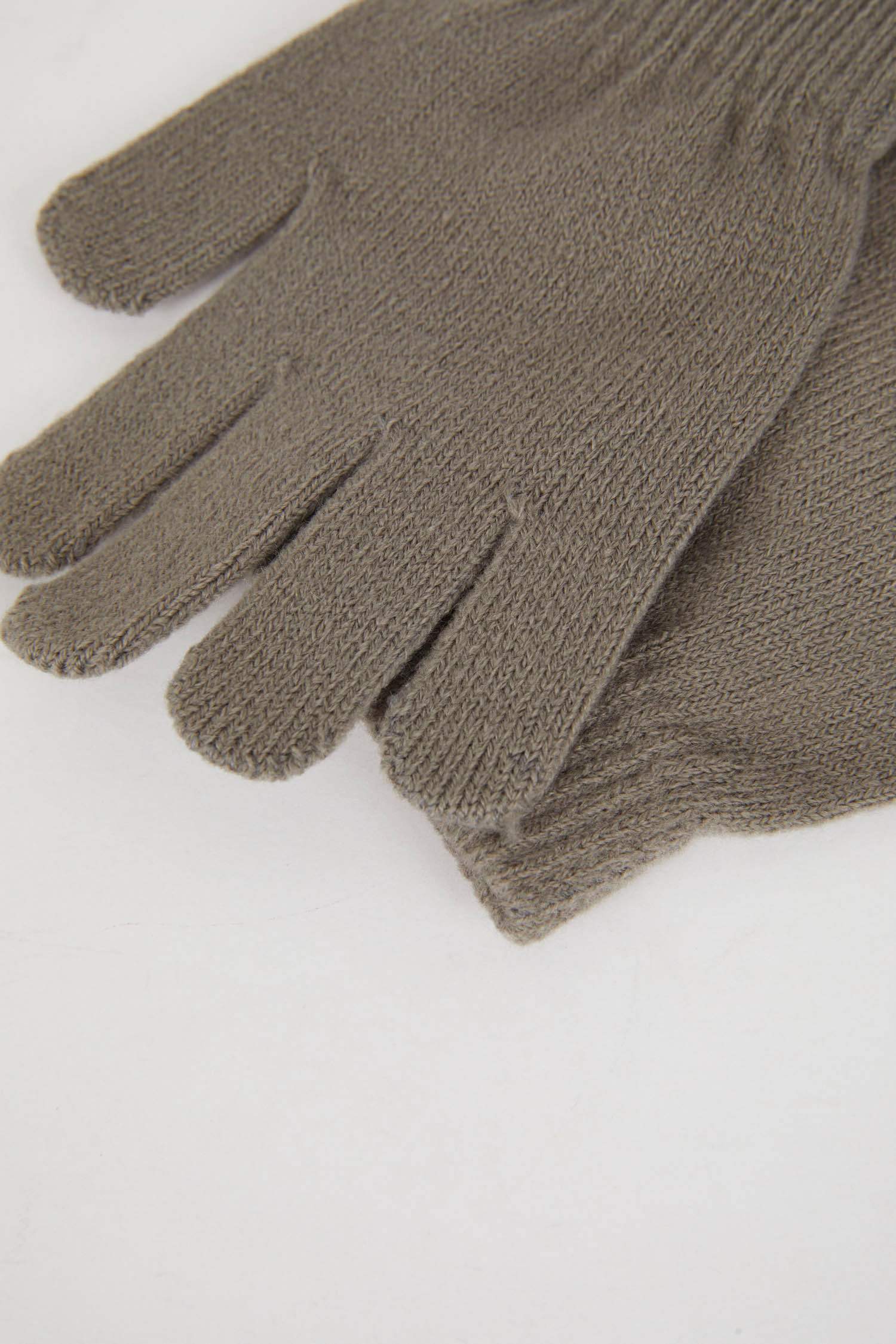 قفازات صوف للبنات - قطعتين