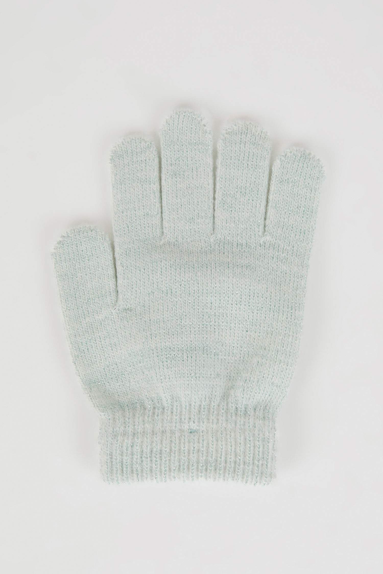 قفازات صوف للبنات - قطعتين