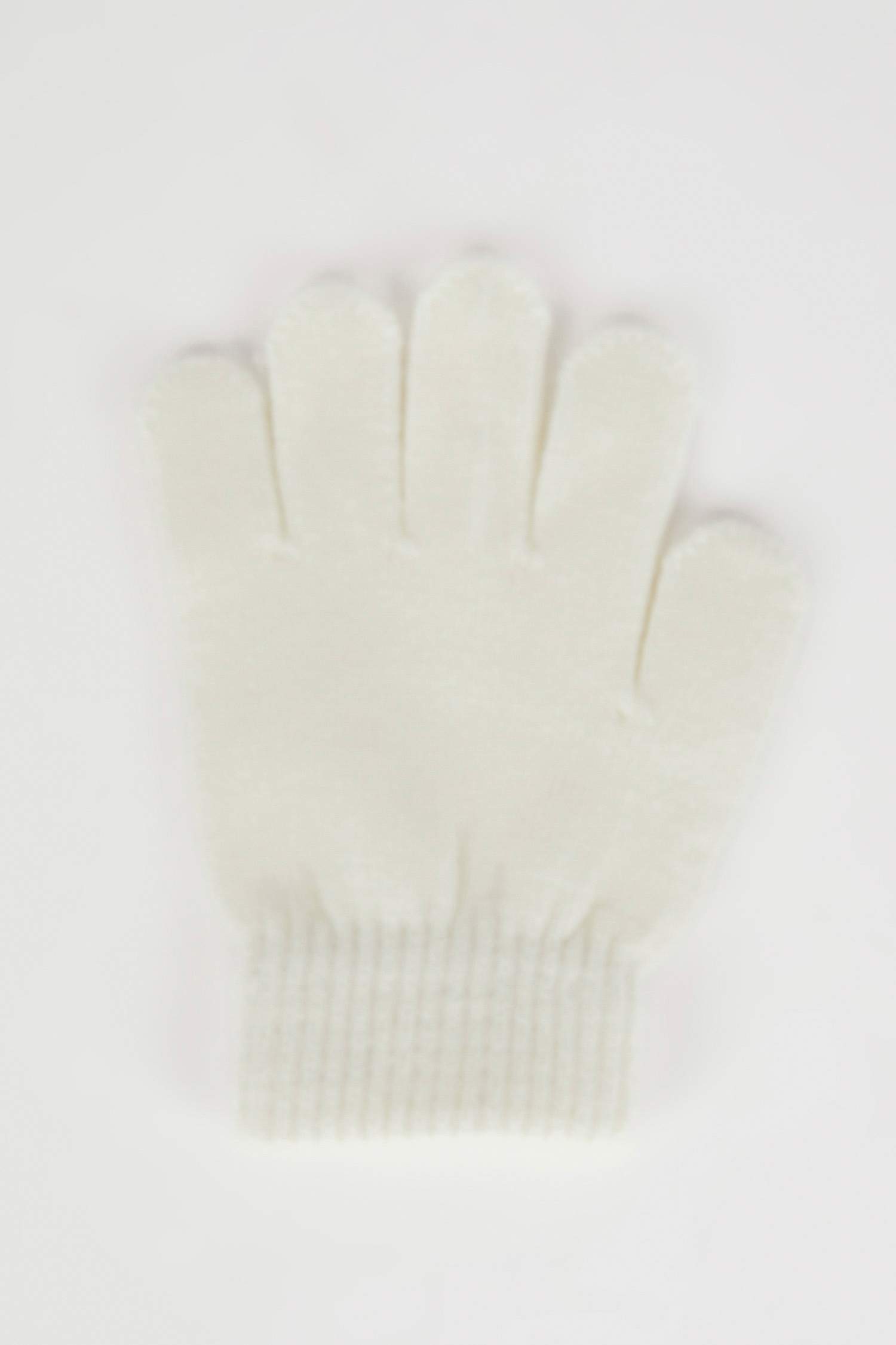 قفازات صوف للبنات - قطعتين