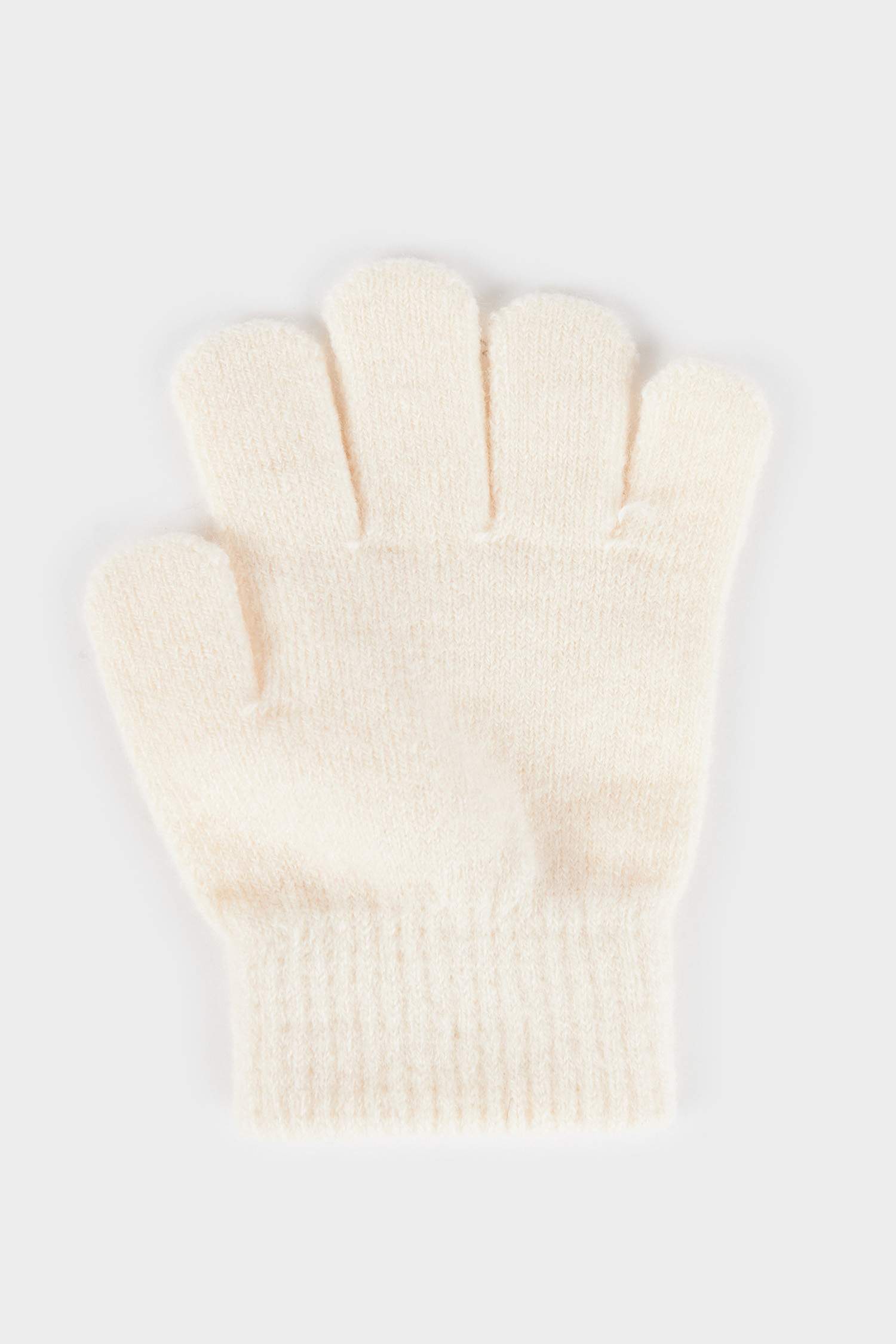 قفازات صوف للبنات - قطعتين