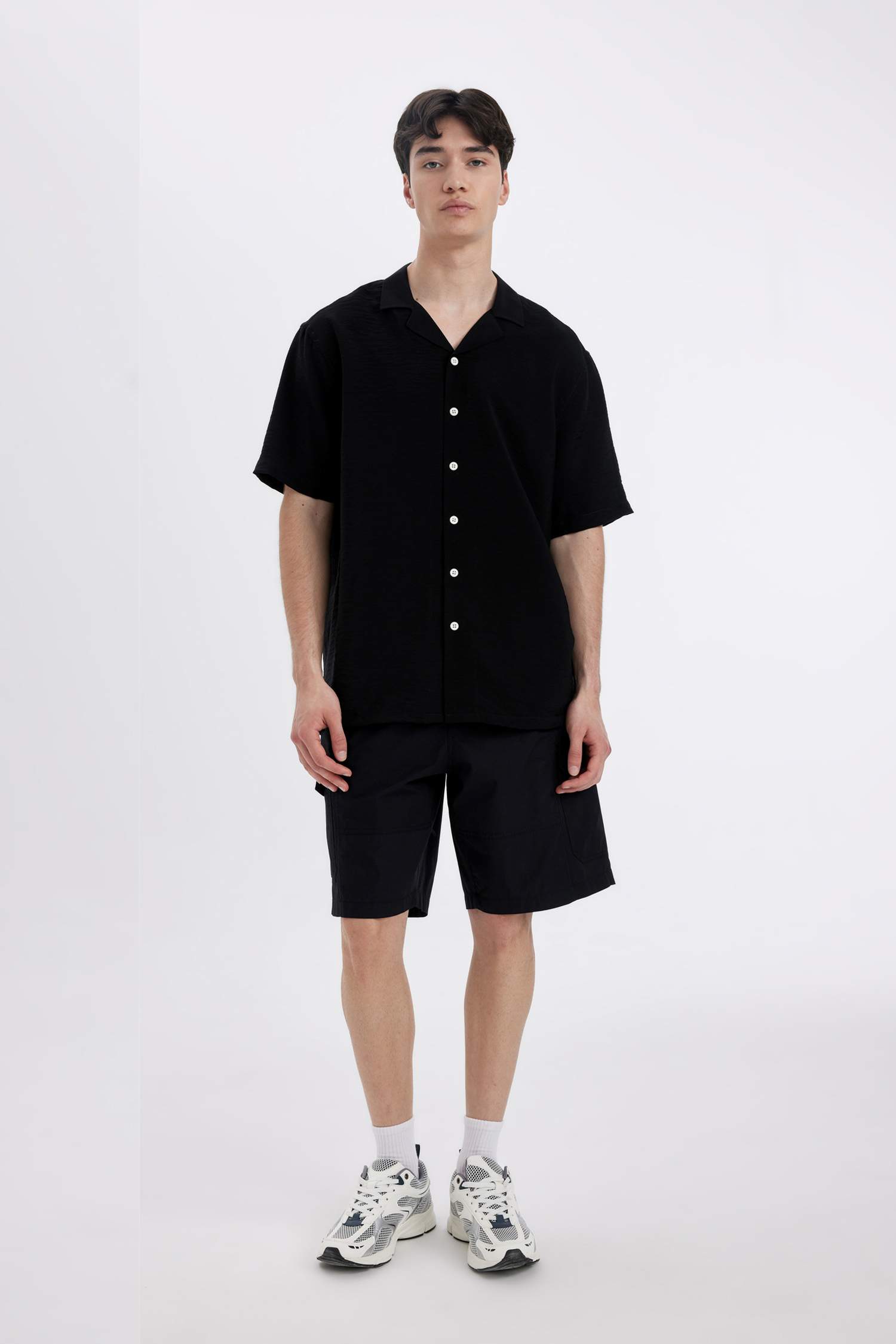 قميص بولو نص ردن قصة مريحة