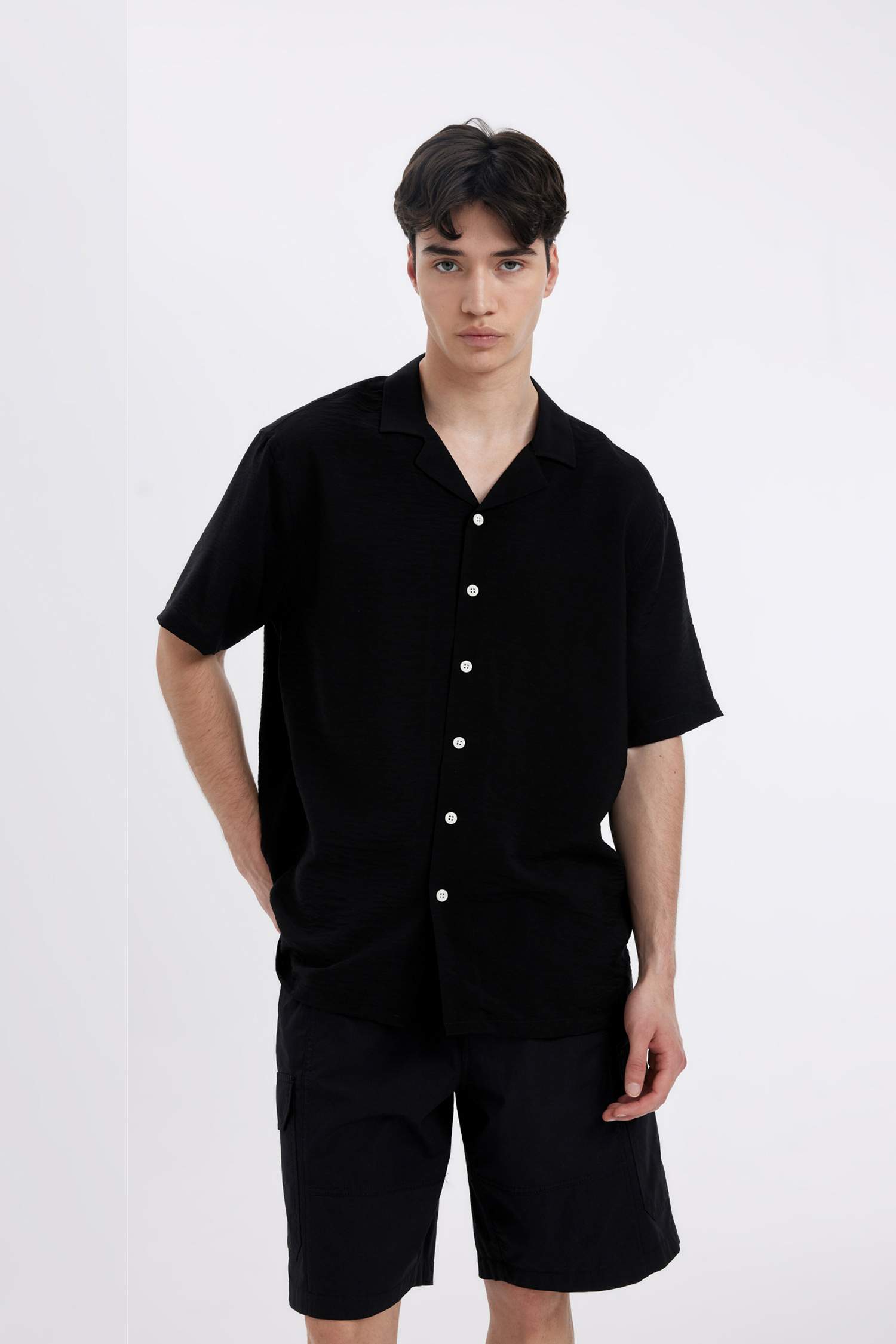 قميص بولو نص ردن قصة مريحة