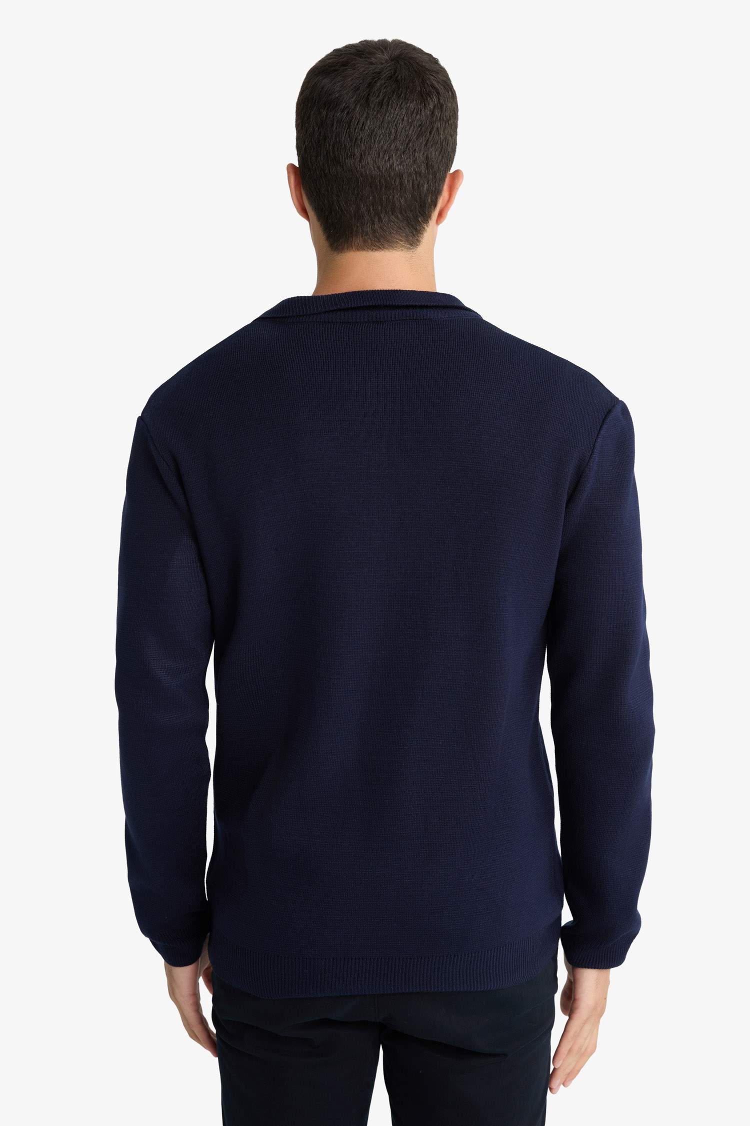 Standard Fit Turtleneck Knitwear Cardigan