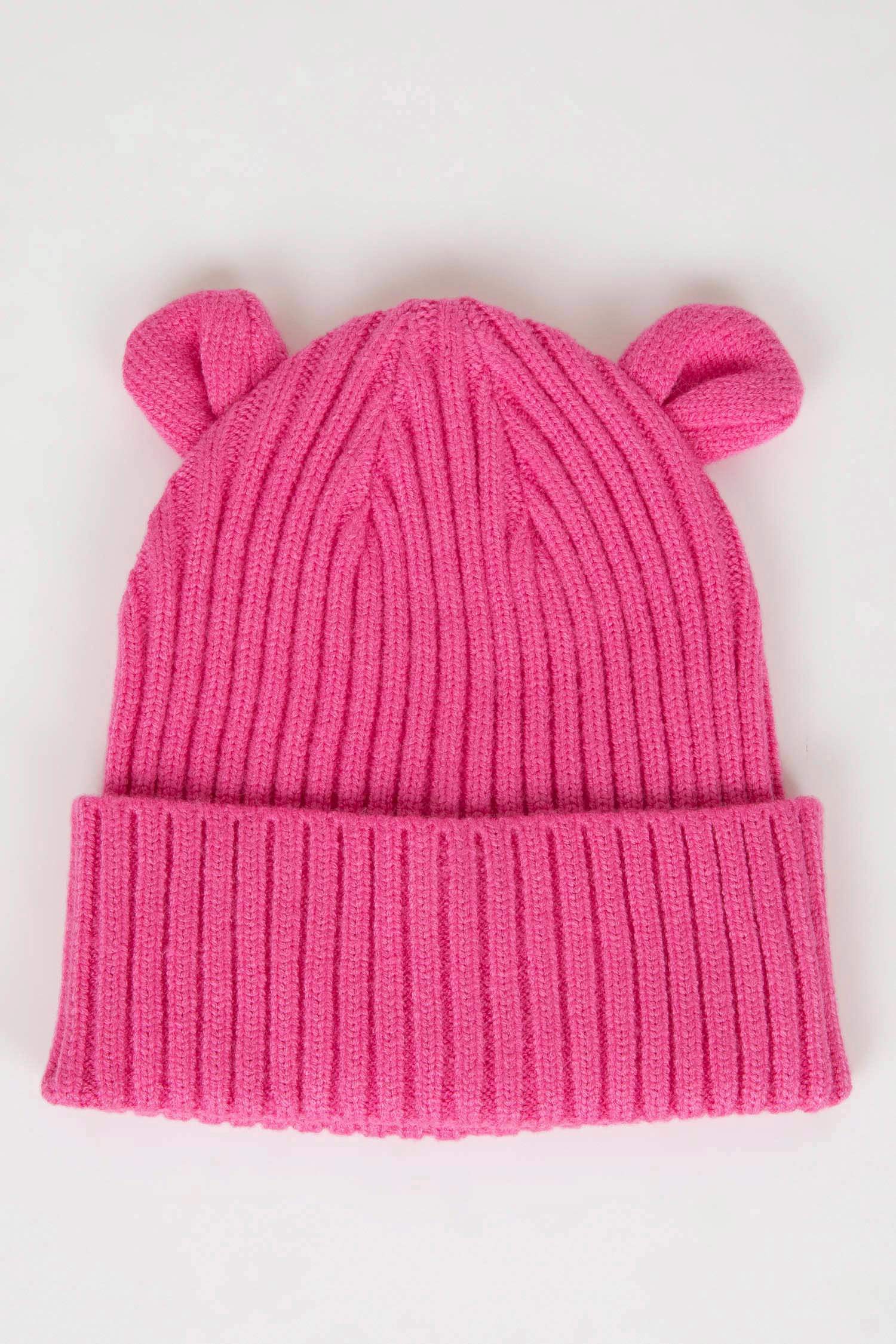 Baby Girl Eared Knit Beanie