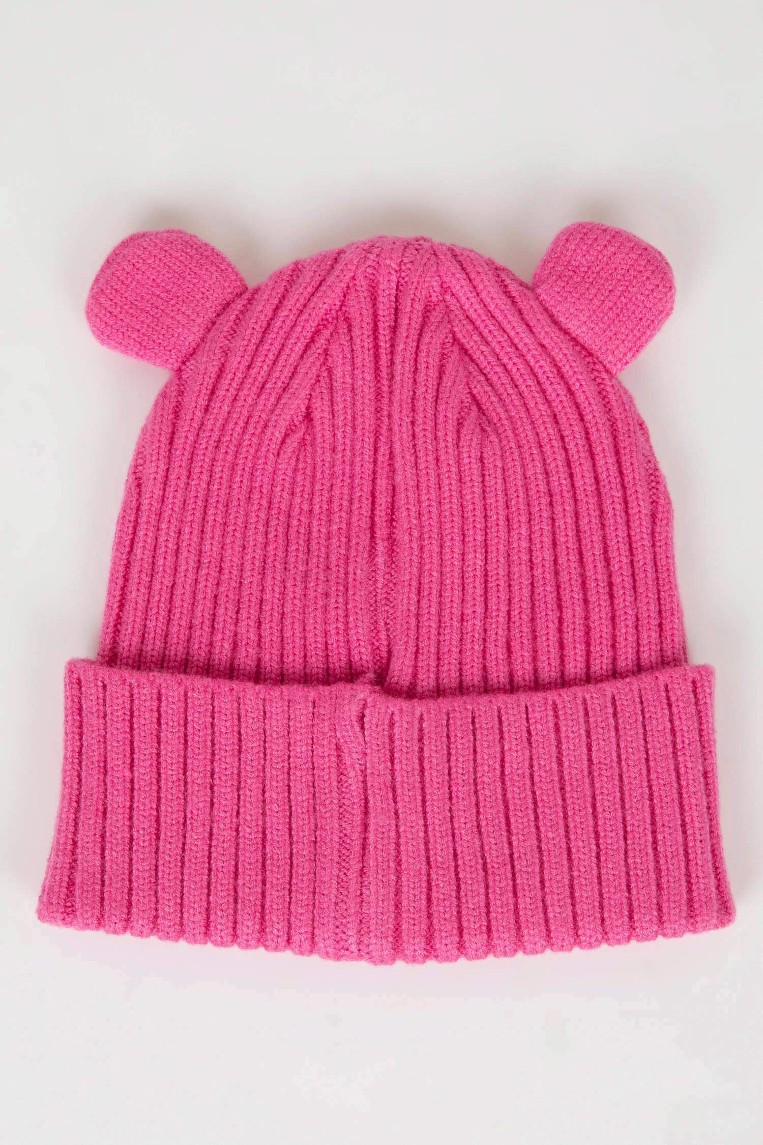 Baby Girl Eared Knit Beanie