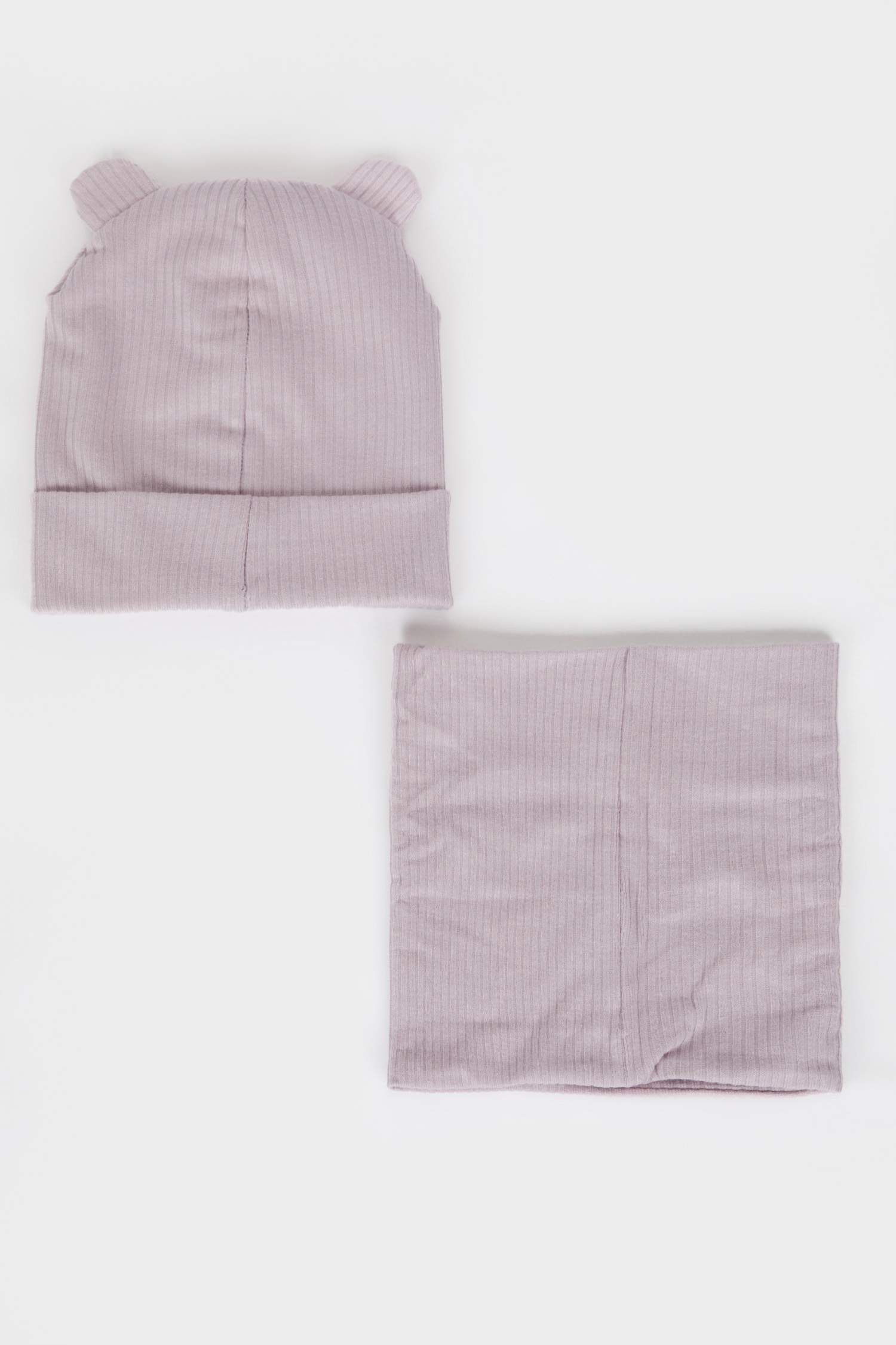 Компелкт шапка и шарф для малышей девочек