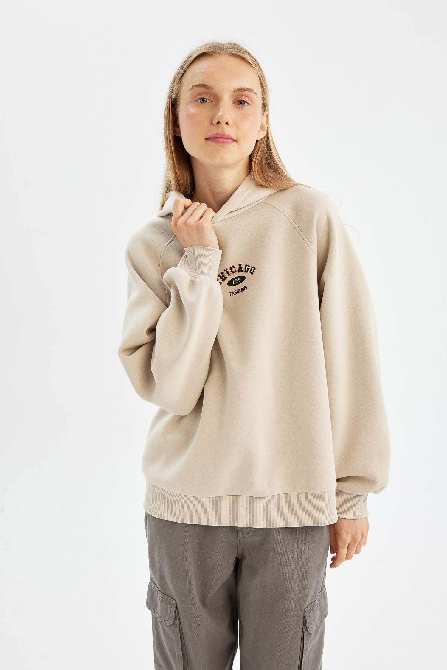 Coool үлкен пішім минималл Свитер