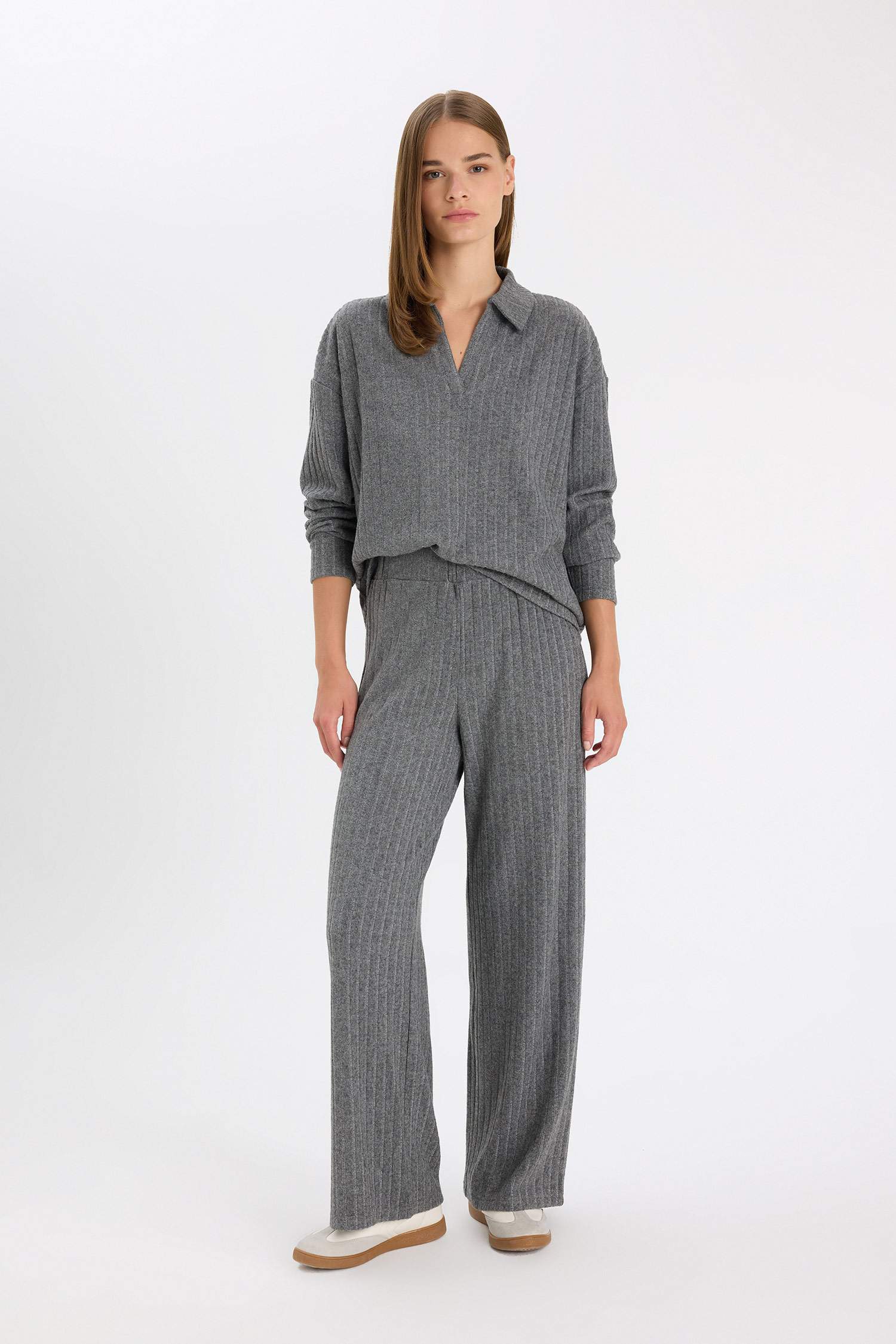 кең аяқ тоқылған Шалбар