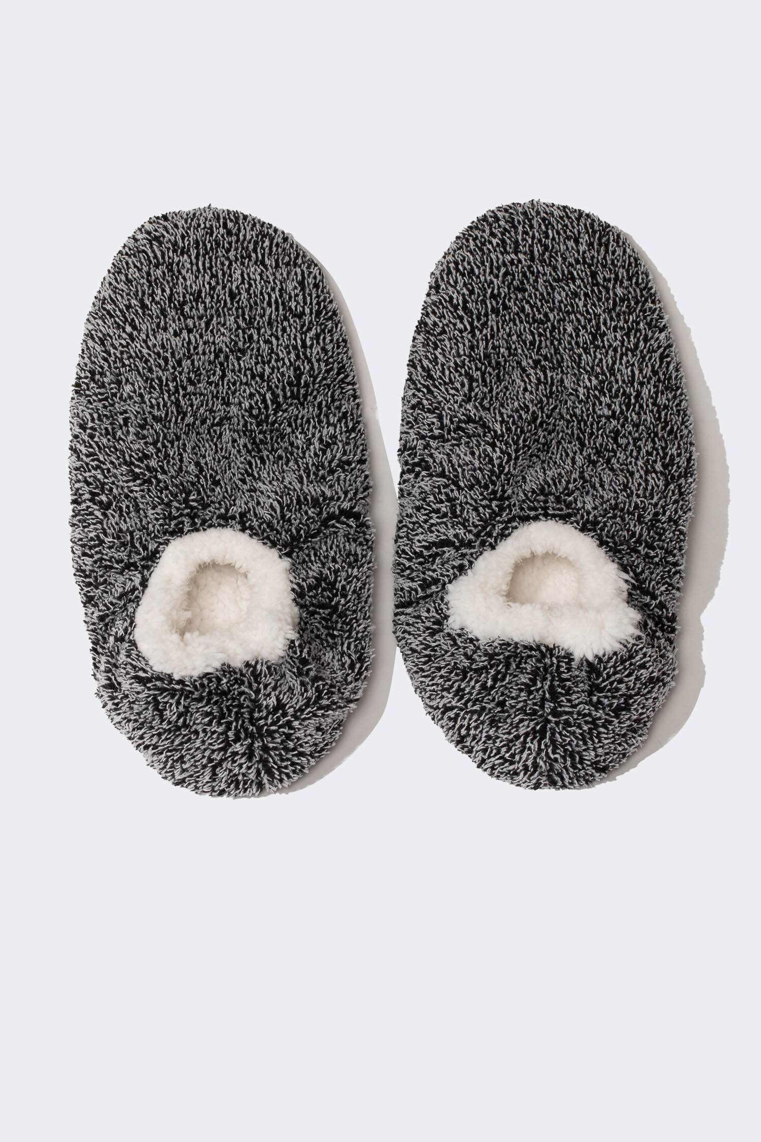 لكلوك اولادي بكعب سميك سليب أون رمادي