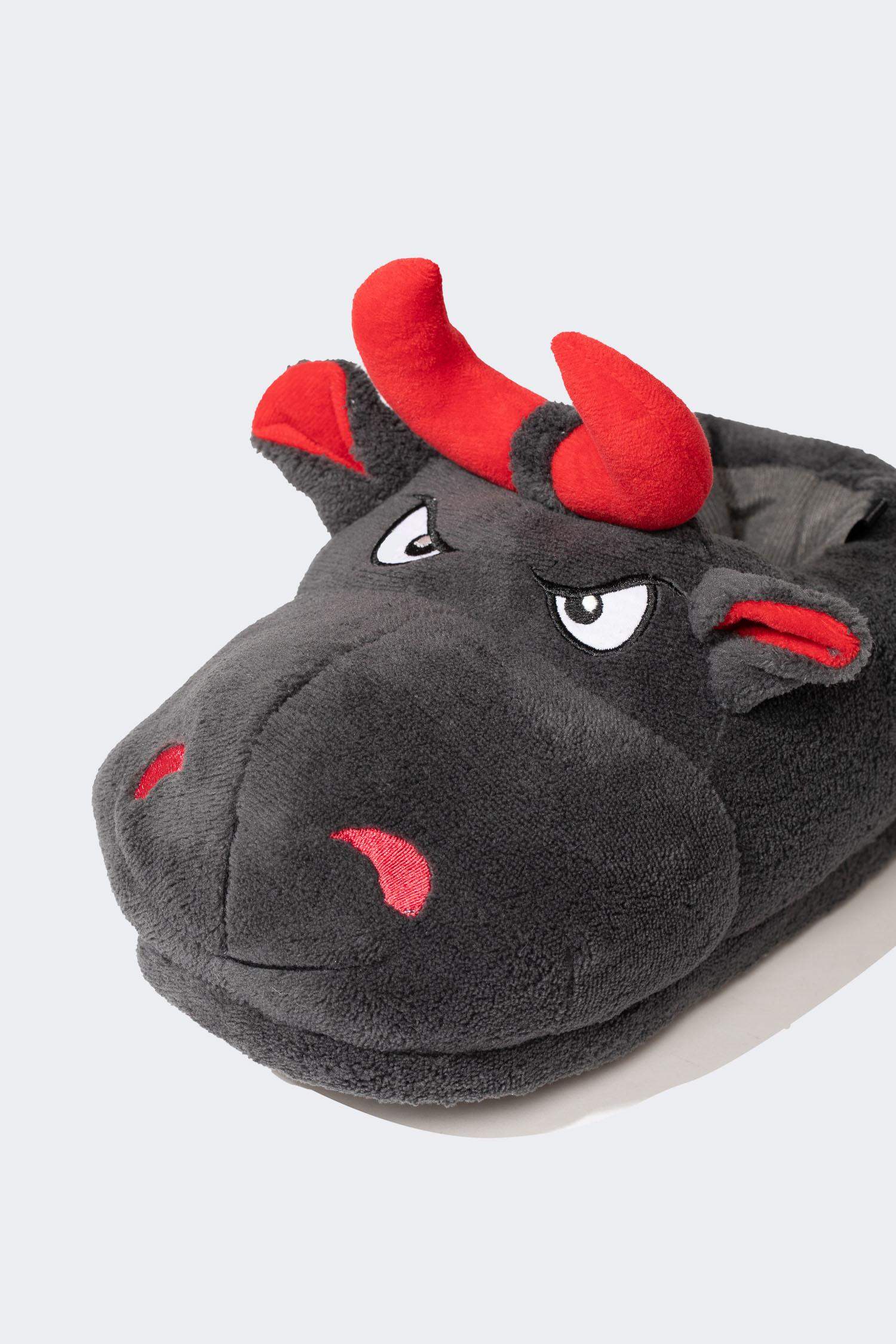 بنتوف فرو رجالي بكعب مسطح