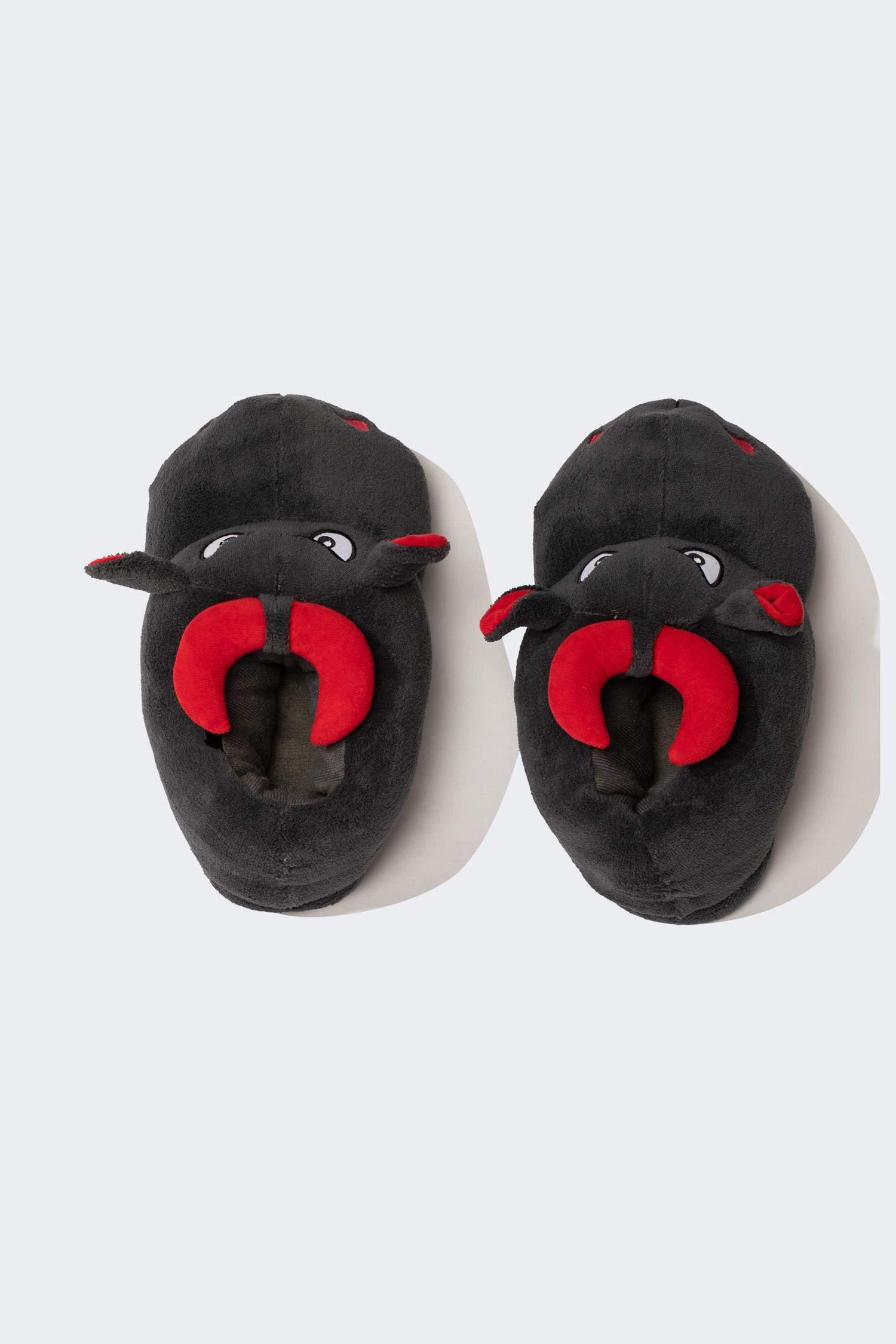 بنتوف فرو رجالي بكعب مسطح