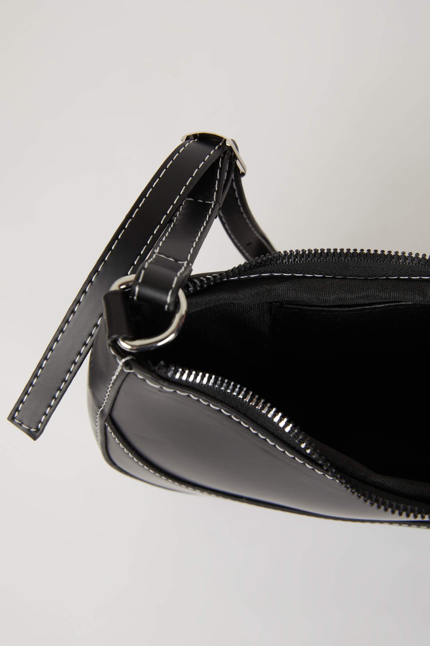 Kadın Basic Düz Suni Deri Omuz Çantası