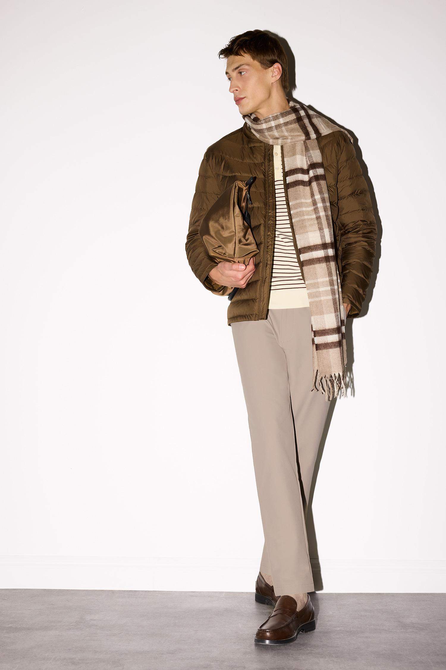 Erkek Kareli Dokuma Atkı