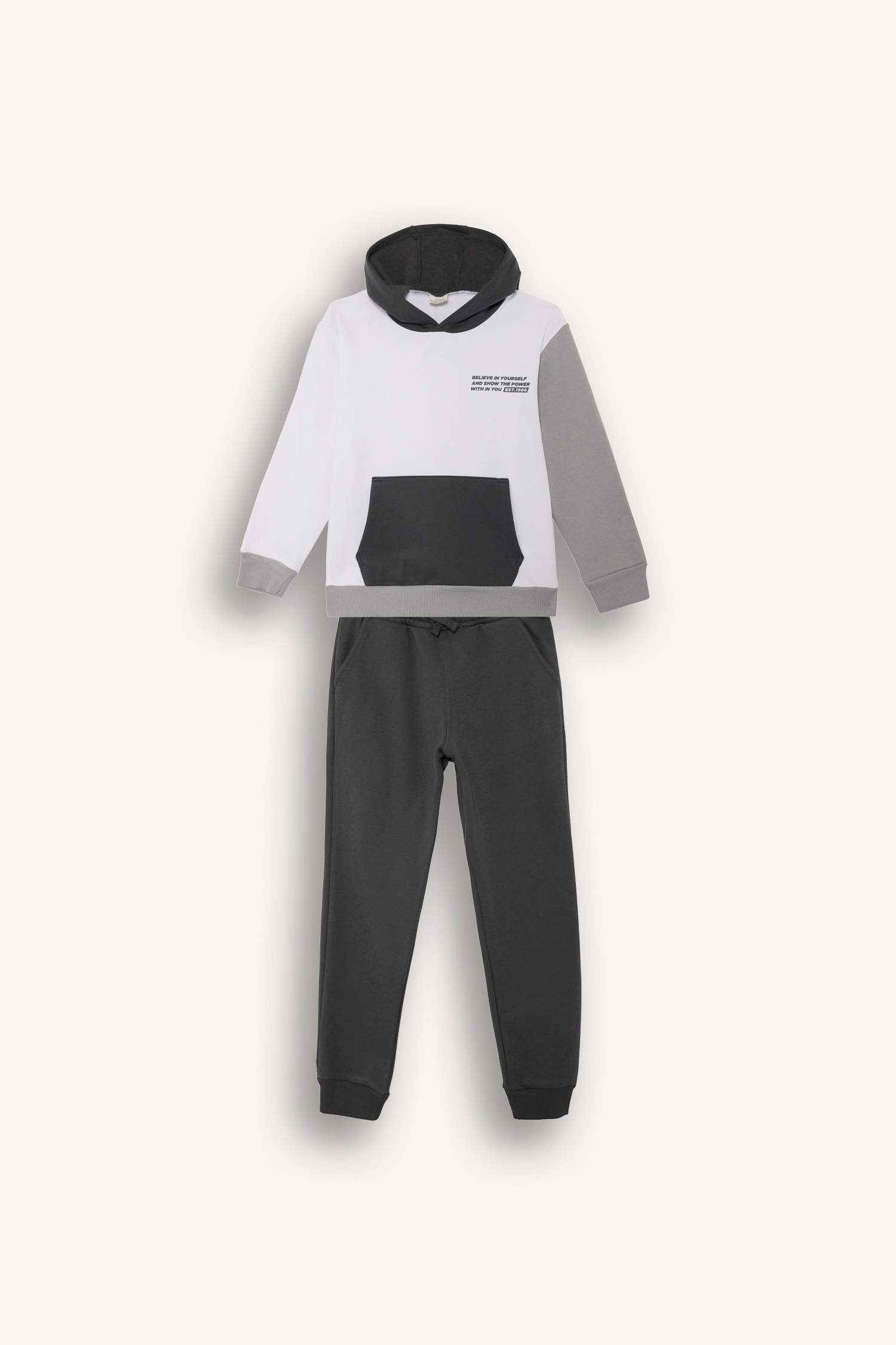 سيت ولادي سويت شيرت وبنطون بجامة رياضي - قطعتين