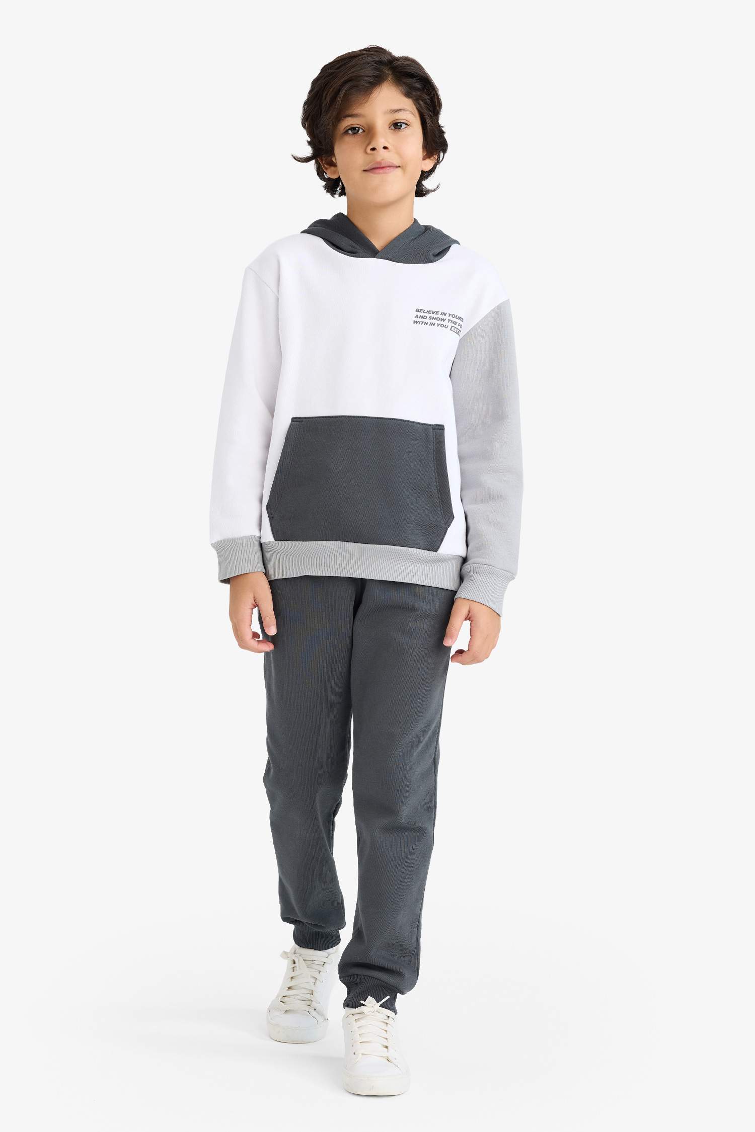 Ensemble Sweat à capuche imprimé et Jogging pour garçon