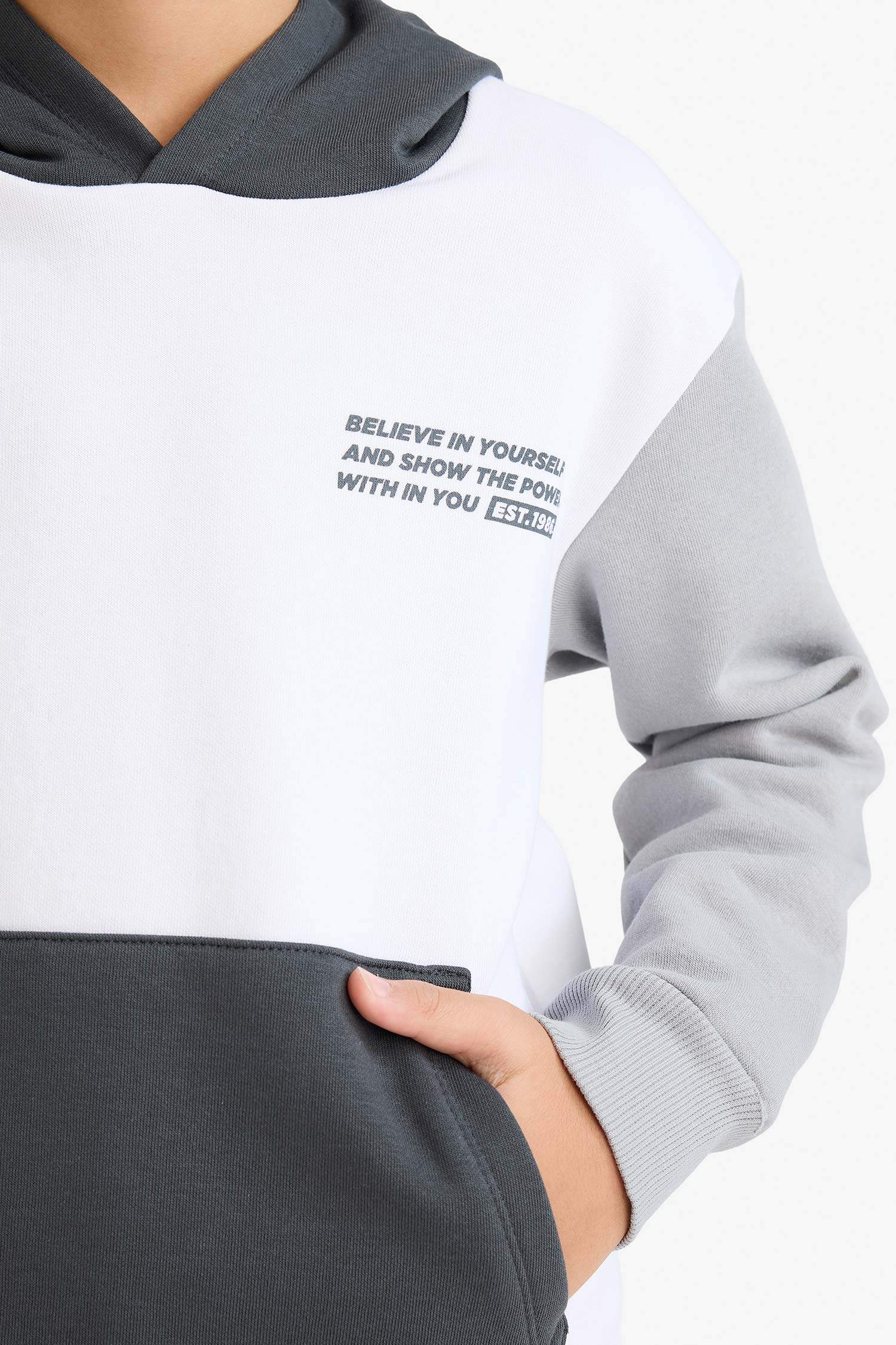 Ensemble Sweat à capuche imprimé et Jogging pour garçon