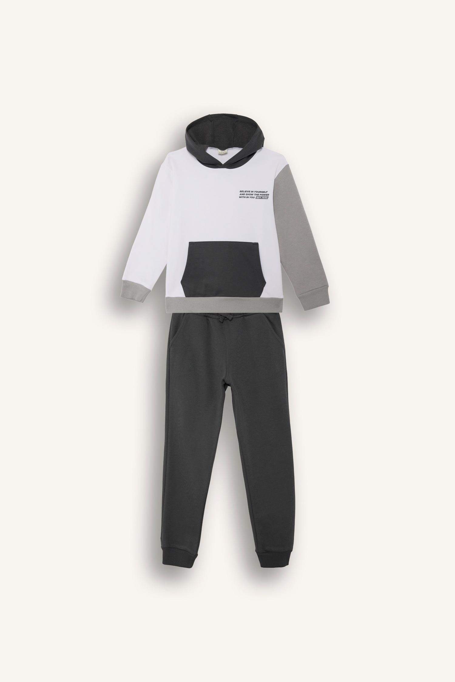 Ensemble Sweat à capuche imprimé et Jogging pour garçon