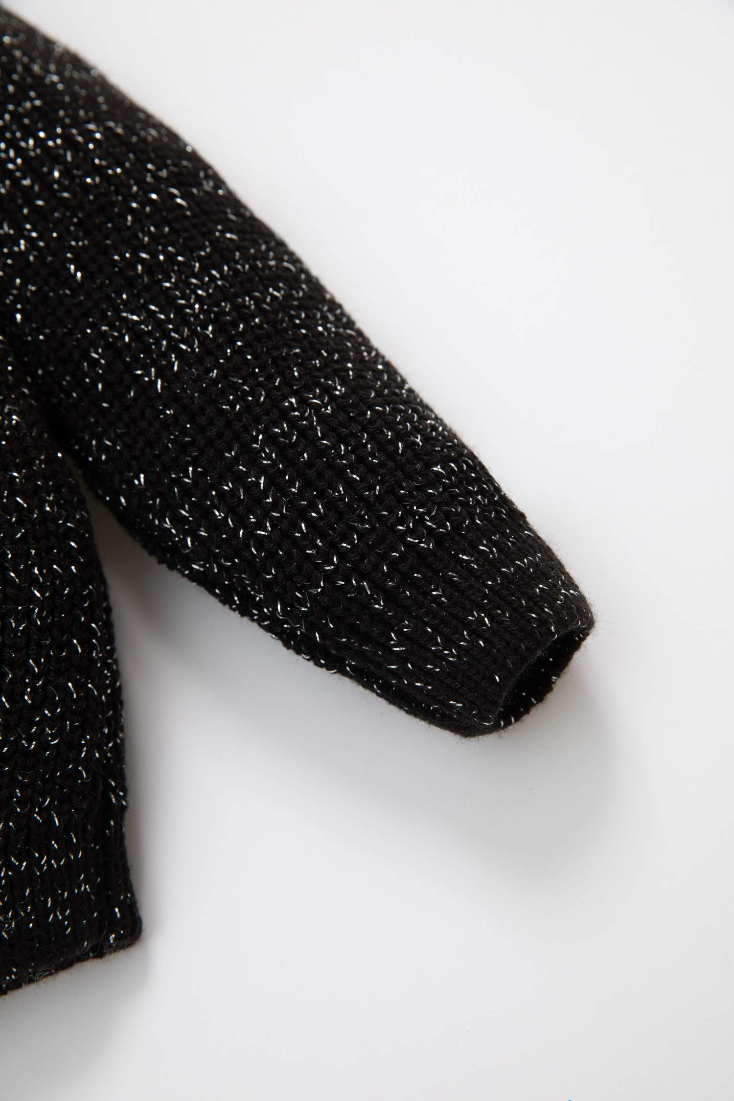 Kız Bebek Bisiklet Yaka Triko Kazak