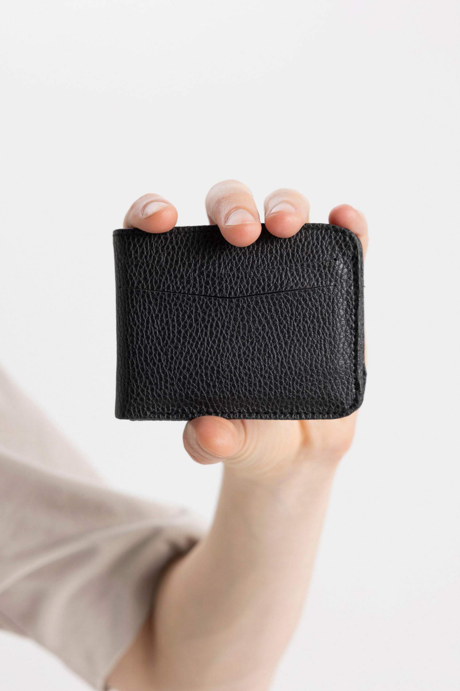 Erkek Suni Deri Mıknatıslı Cüzdan