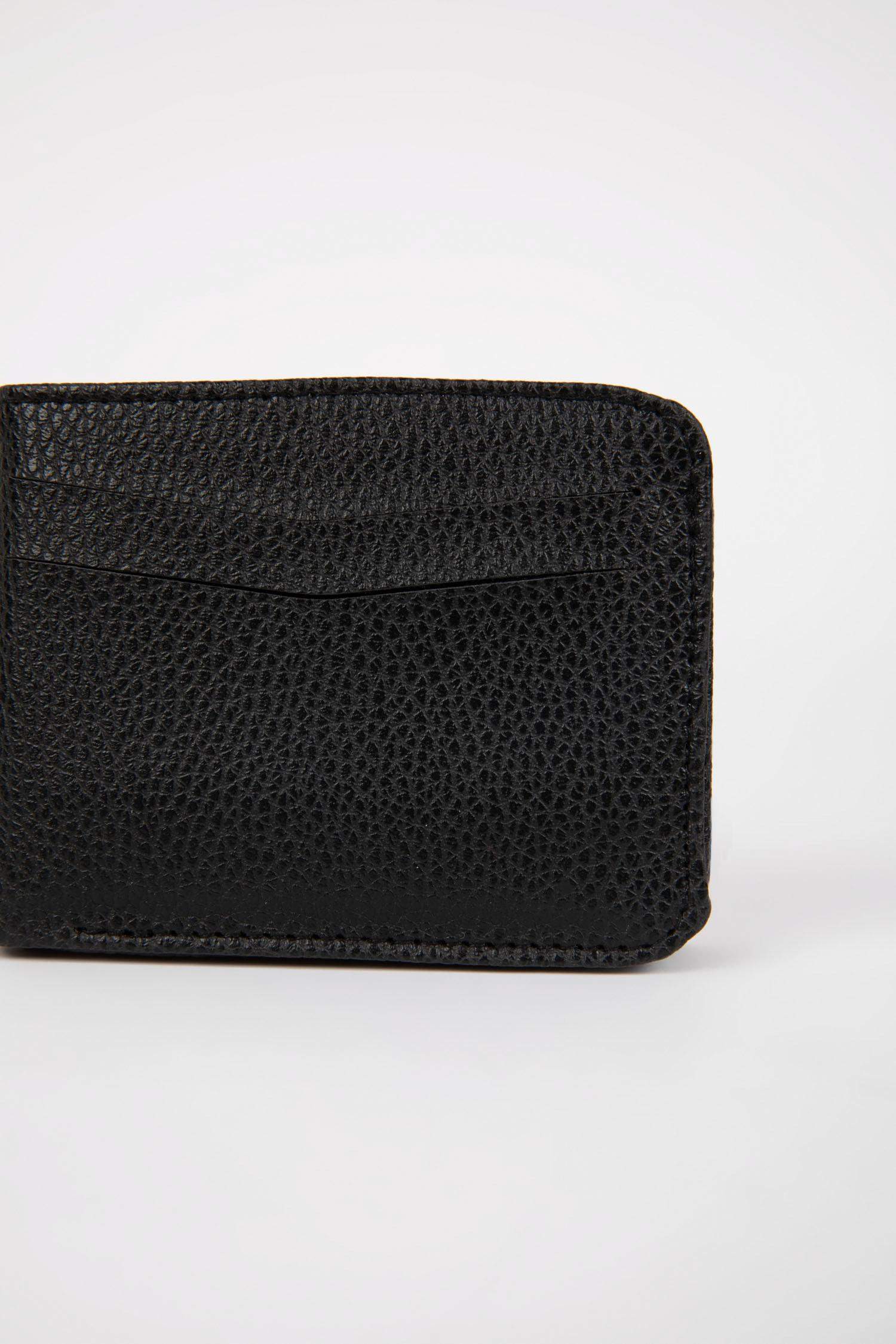 Erkek Suni Deri Mıknatıslı Cüzdan