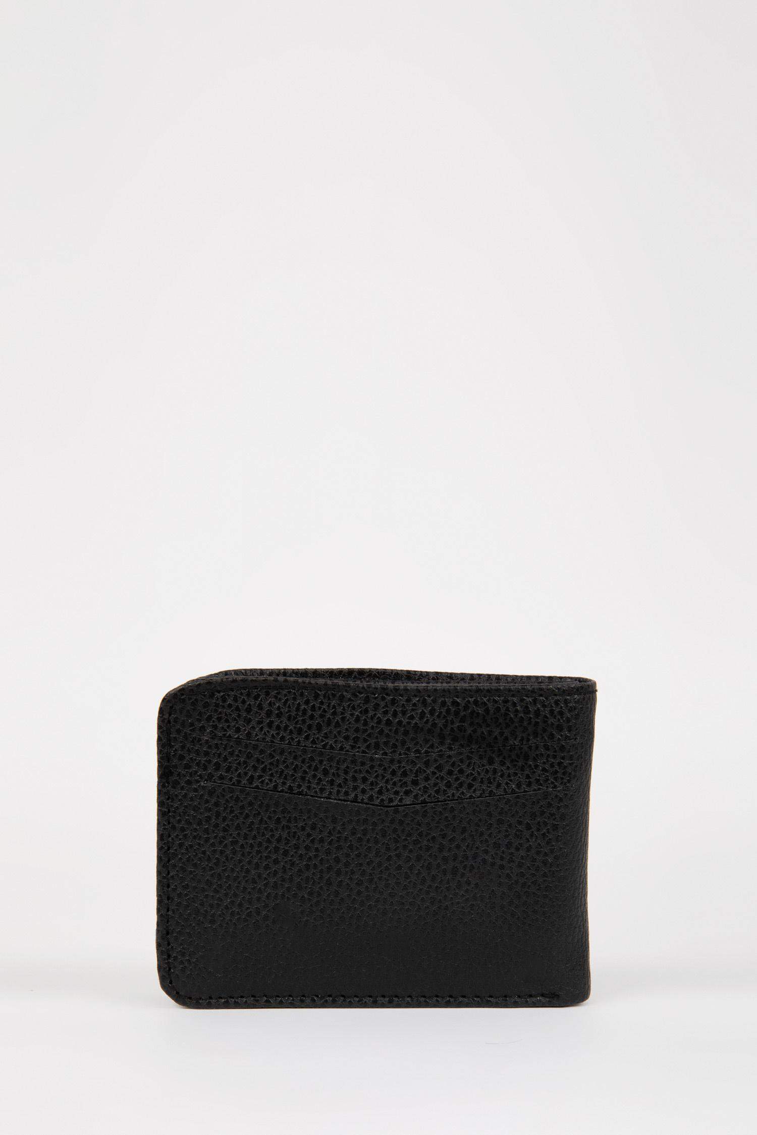 Erkek Suni Deri Mıknatıslı Cüzdan