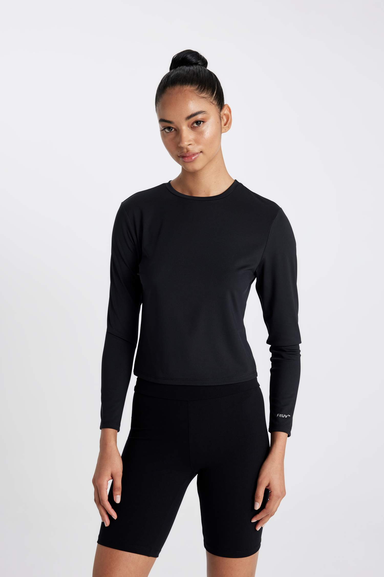 DeFactoFit Slim Fit Crew Neck Printed T-Shirt