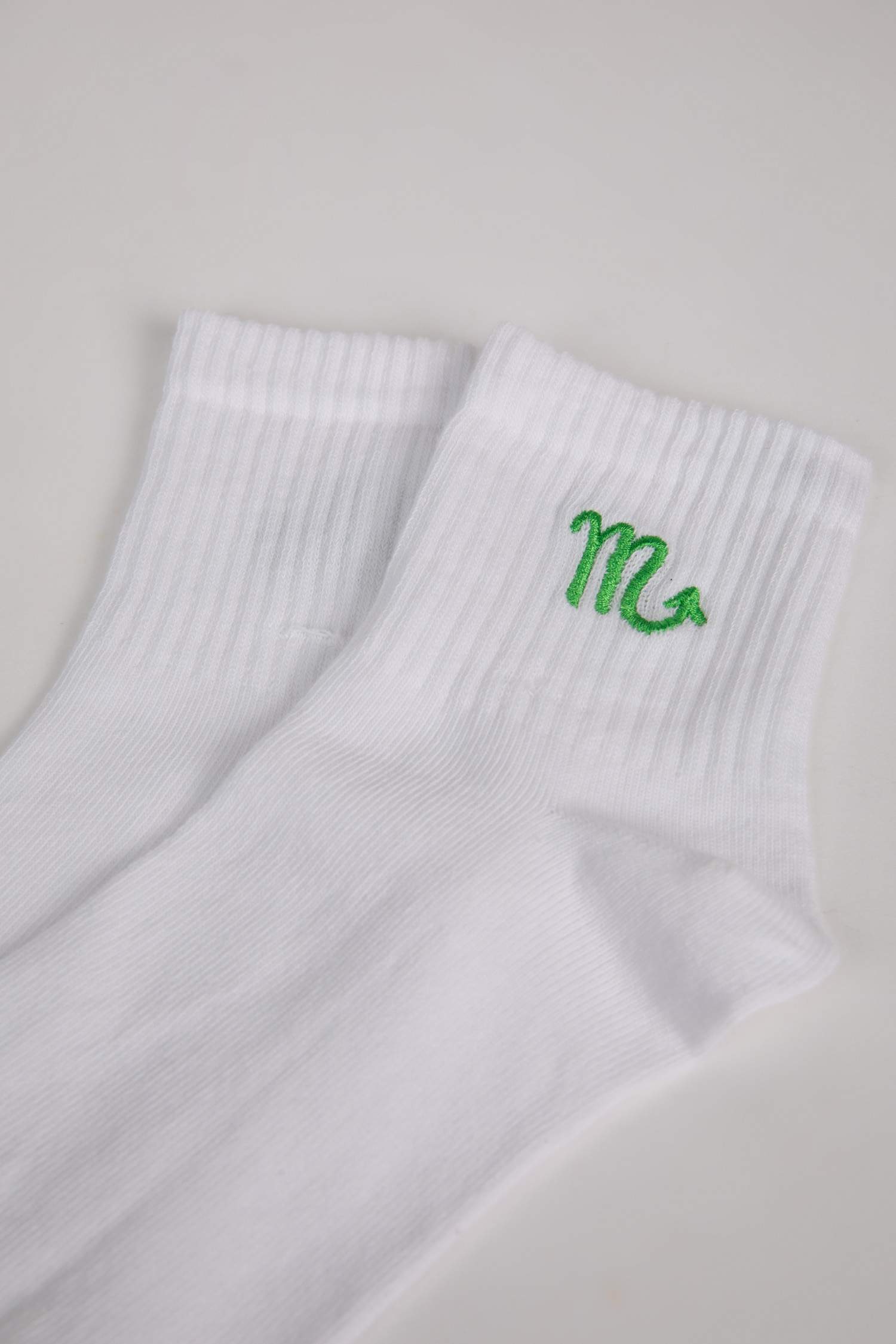 Unisex Pamuklu Akrep Burcu Simgeli Soket Çorap