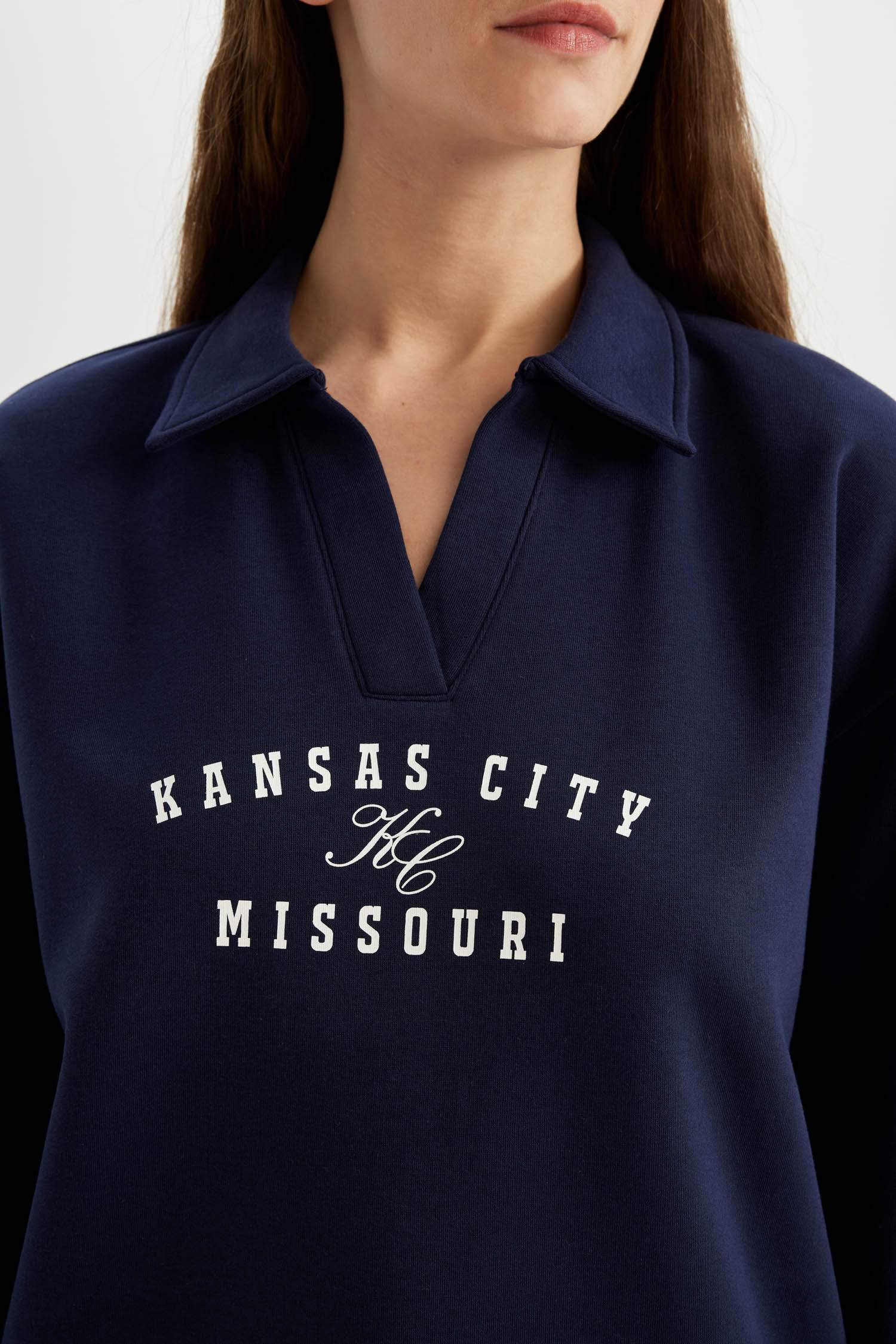 релакс пішімі қала поло жаға Свитер