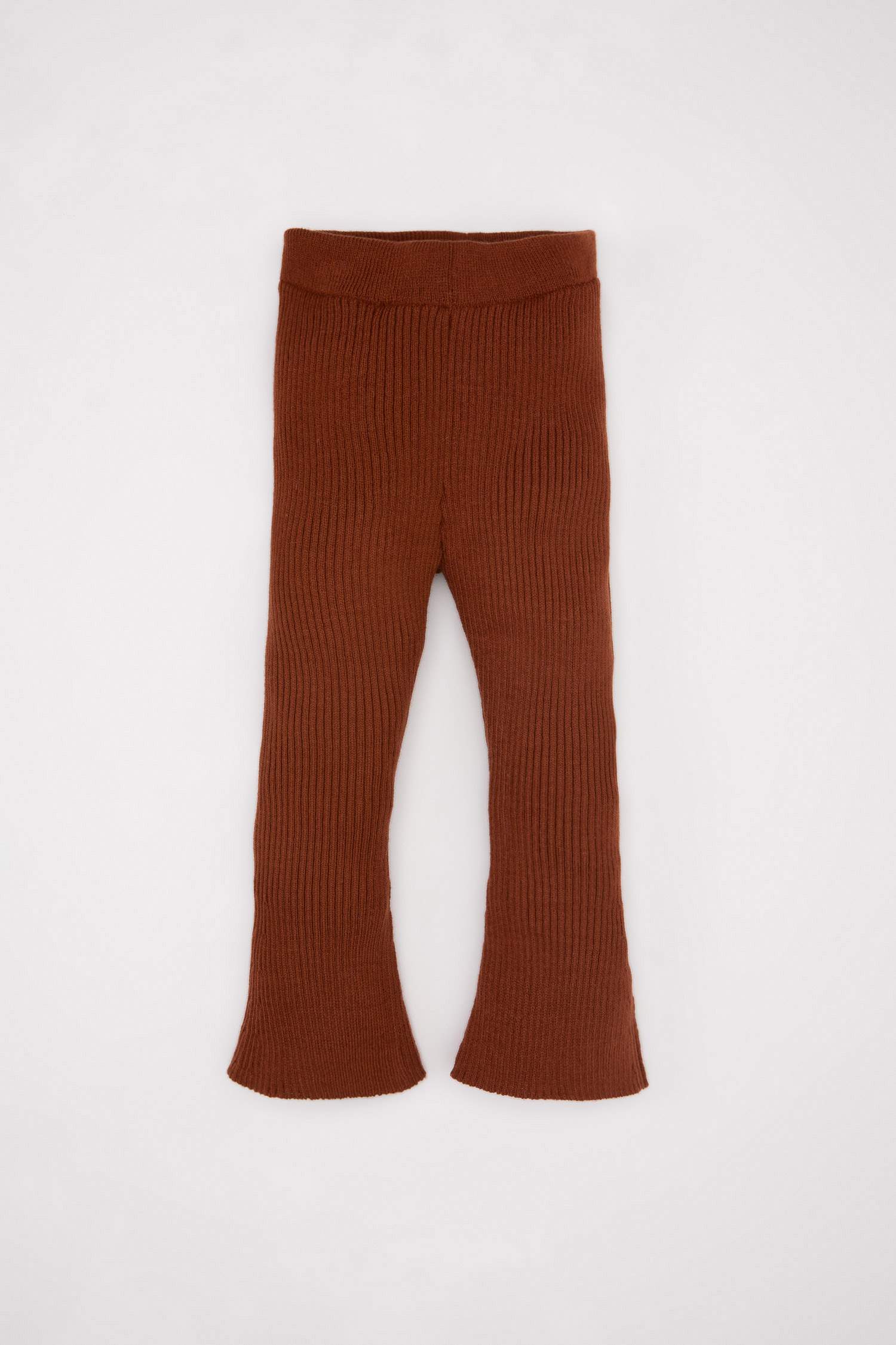 Kız Bebek 2'li Takım Çiçek Nakışlı Triko Kazak İspanyol Paça Tayt