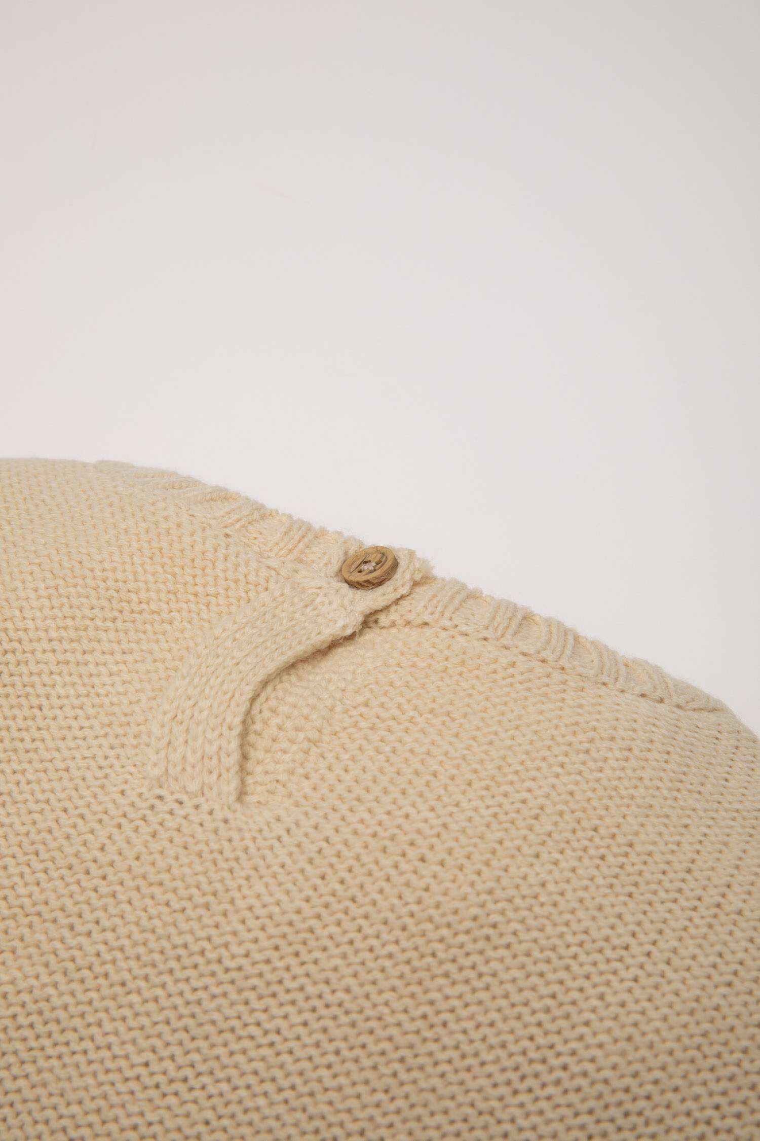 Kız Bebek Örgülü Uzun Kollu Elbise