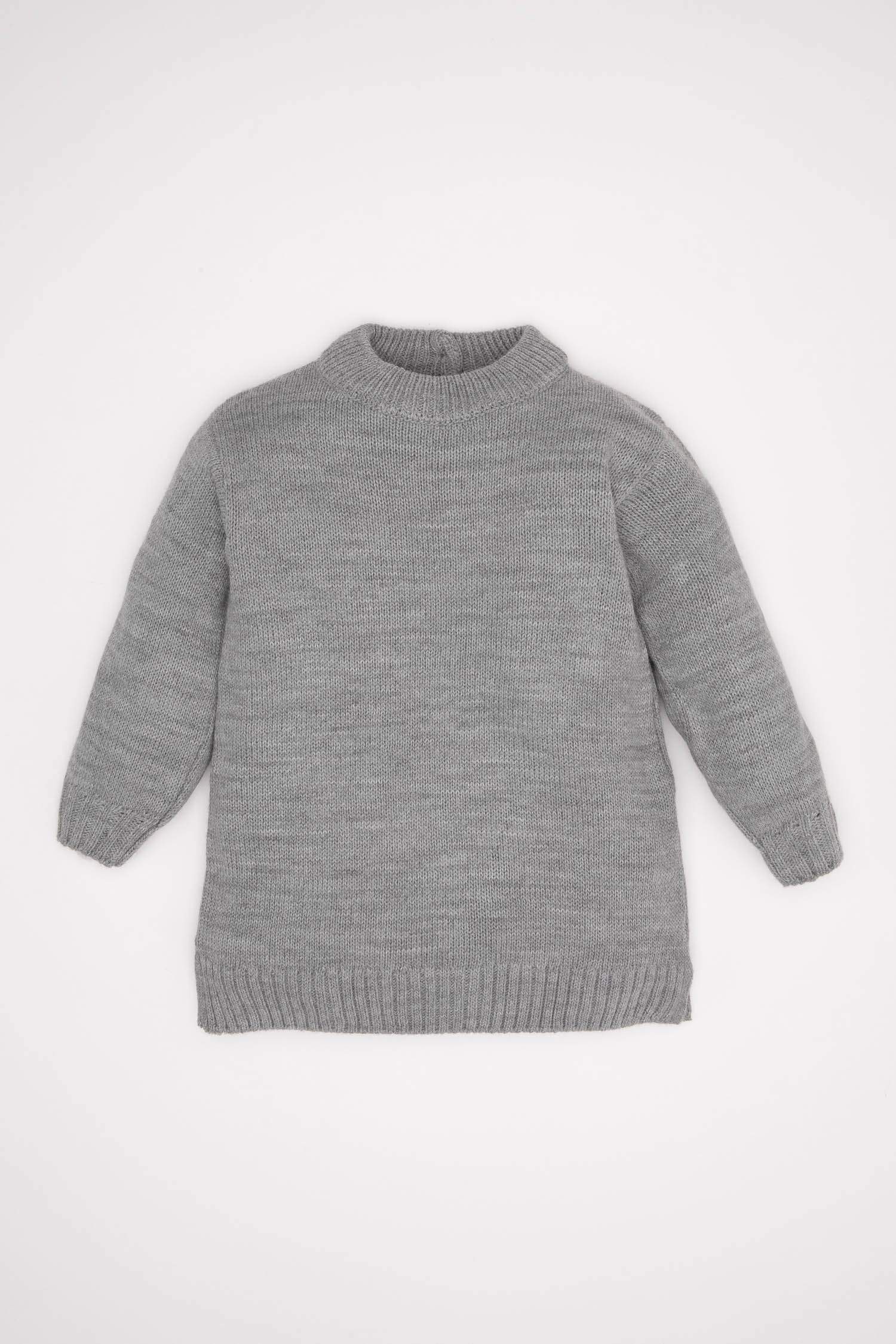 فستان بناتي قصة عادية ردن طويل