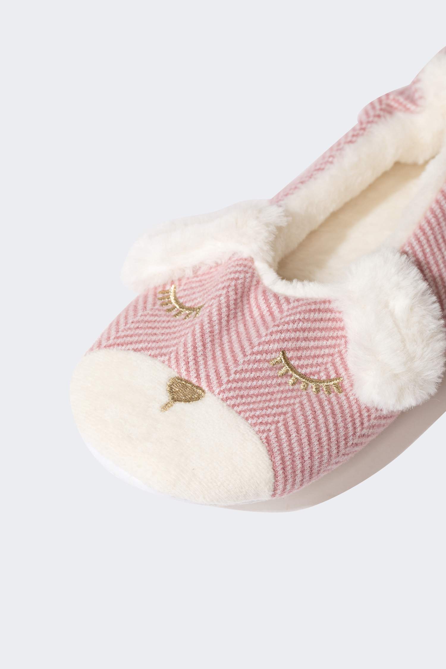 Pantoufles slip-on à semelle plate pour Femme