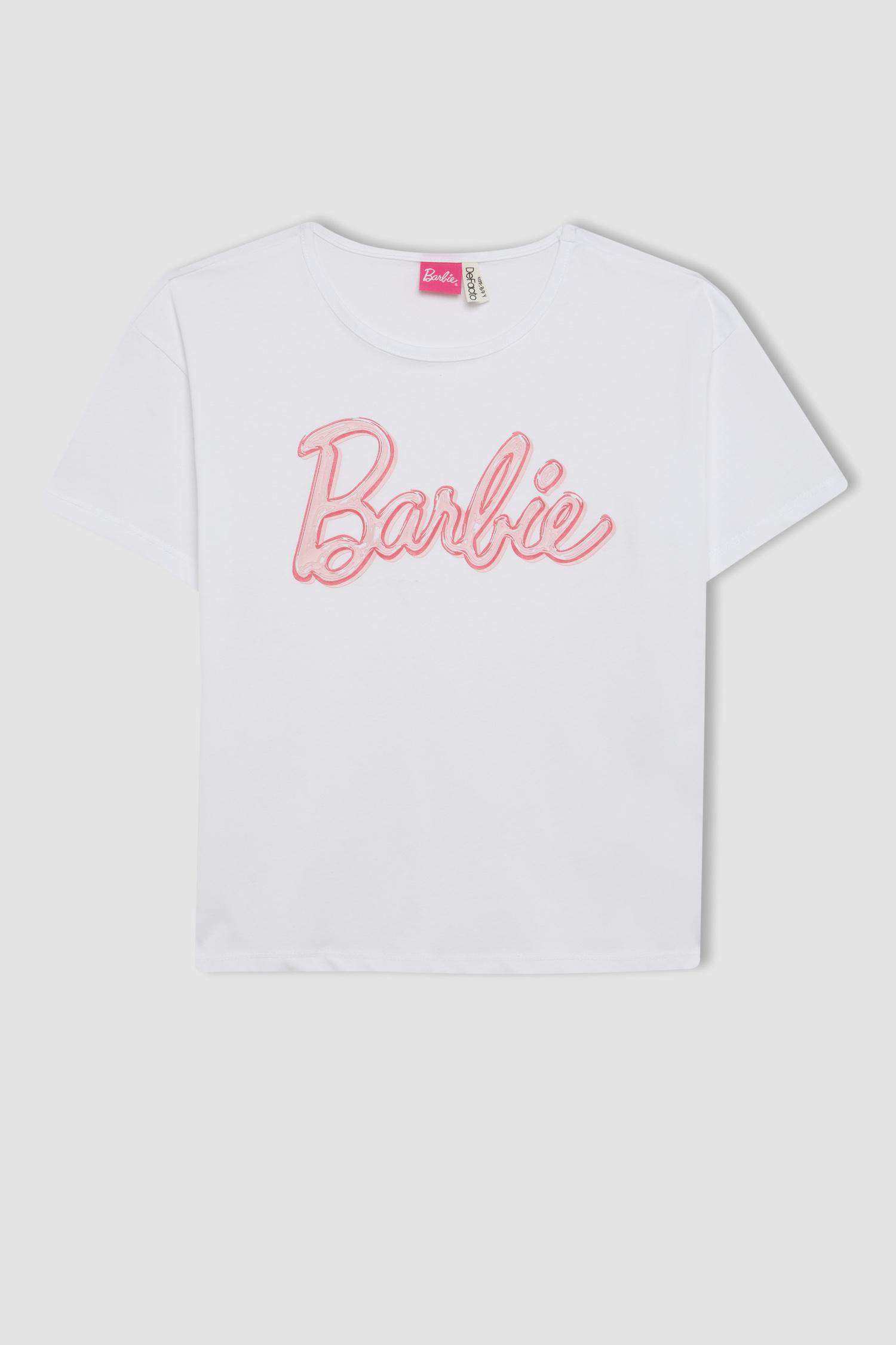 Girl Barbie Boxy Fit 2 Piece Pajama Set