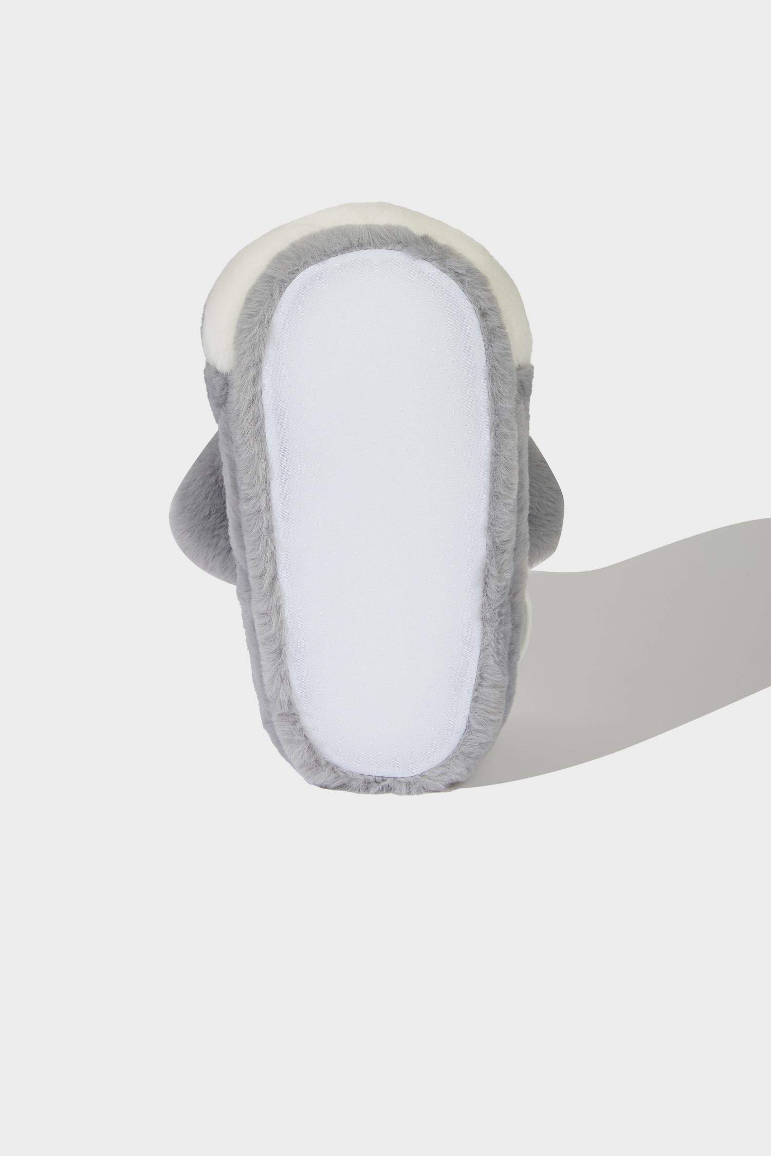 Kadın Tavşan Temalı Düz Taban Panduf