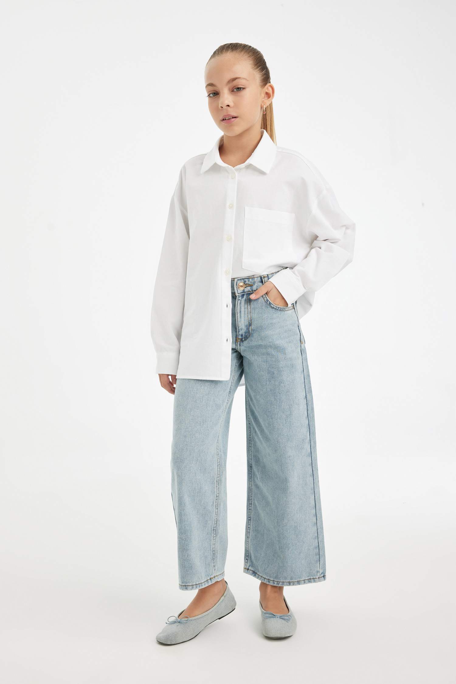 Pantalon large pour Fille