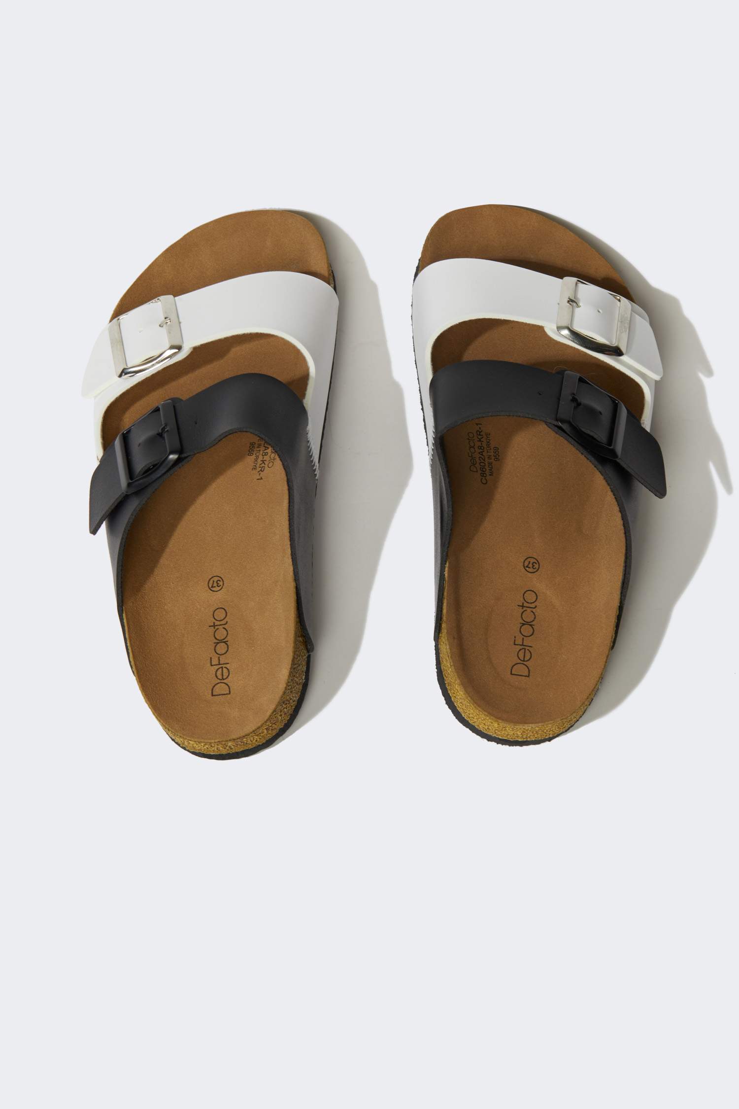 Erkek Çocuk Düz Taban Çift Bantlı Terlik