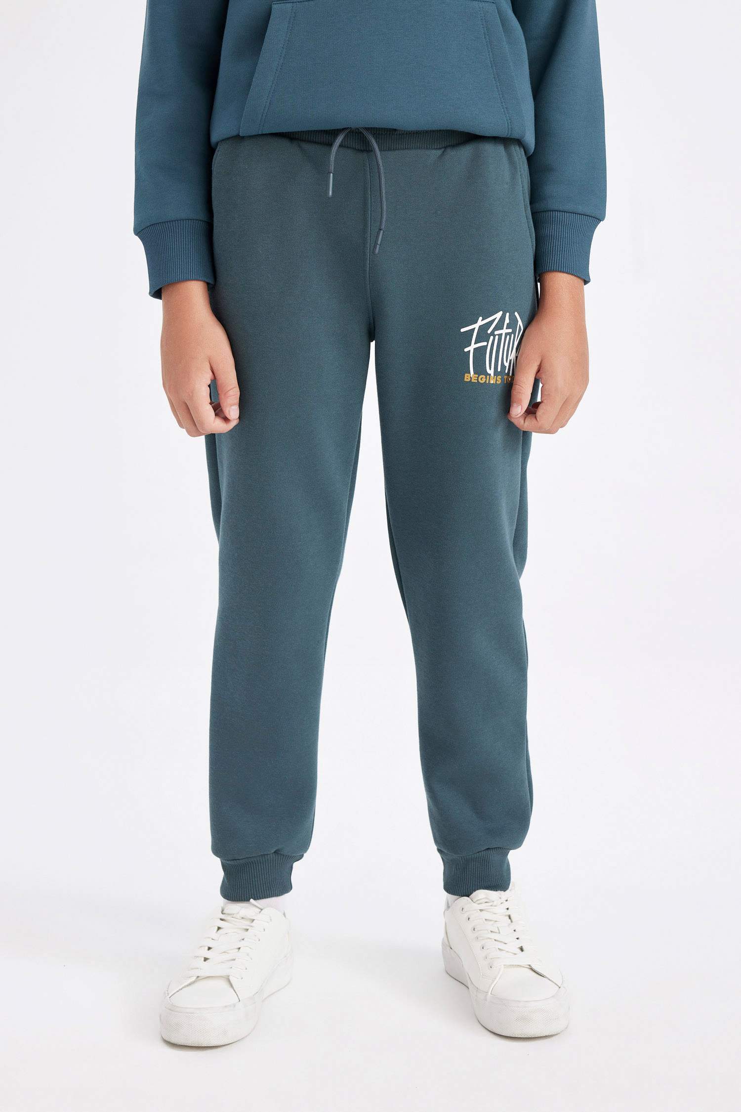 Boy Printed Thick Sweatpants