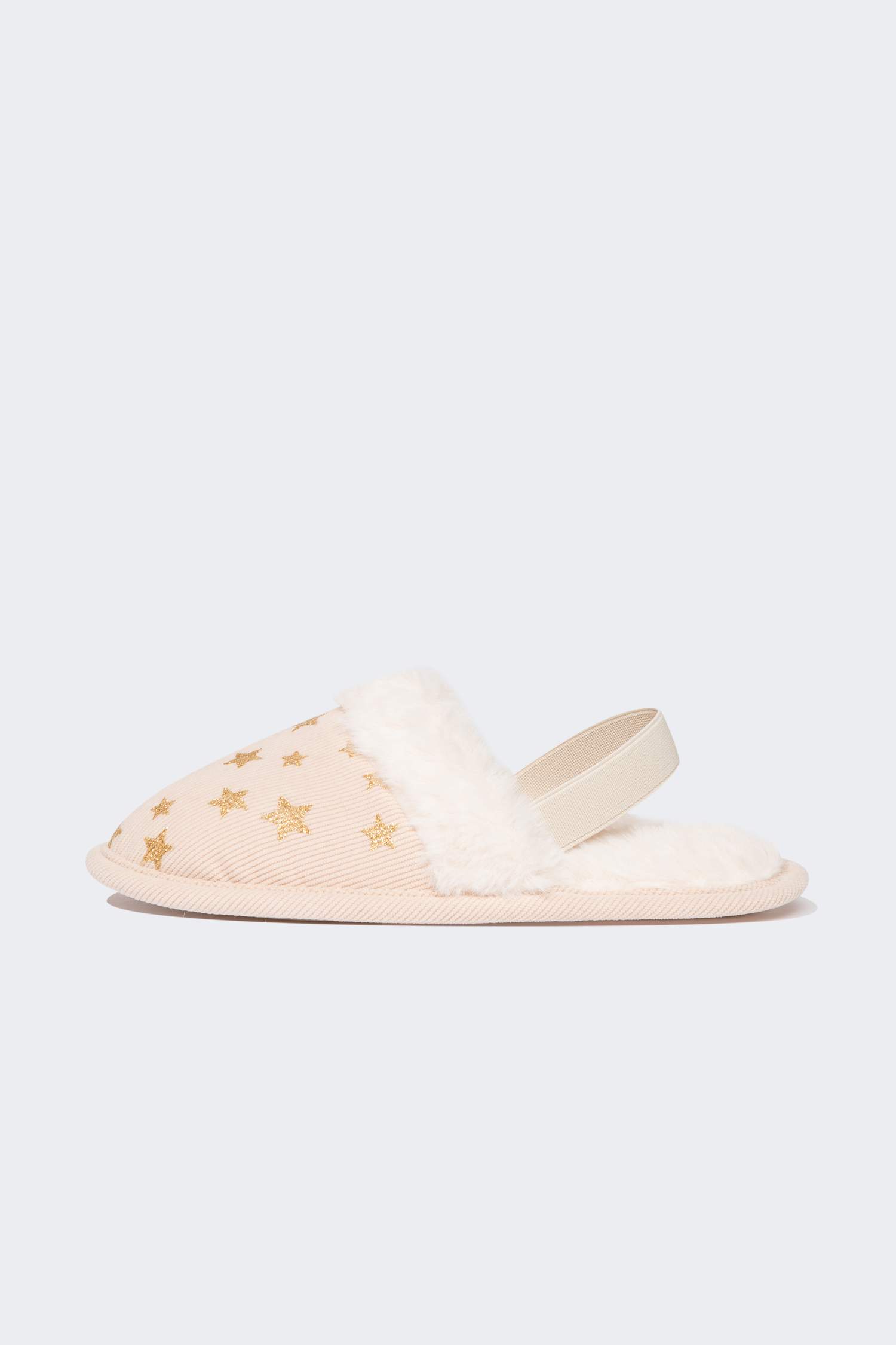 Домашние тапочки на плоской подошве для девочек