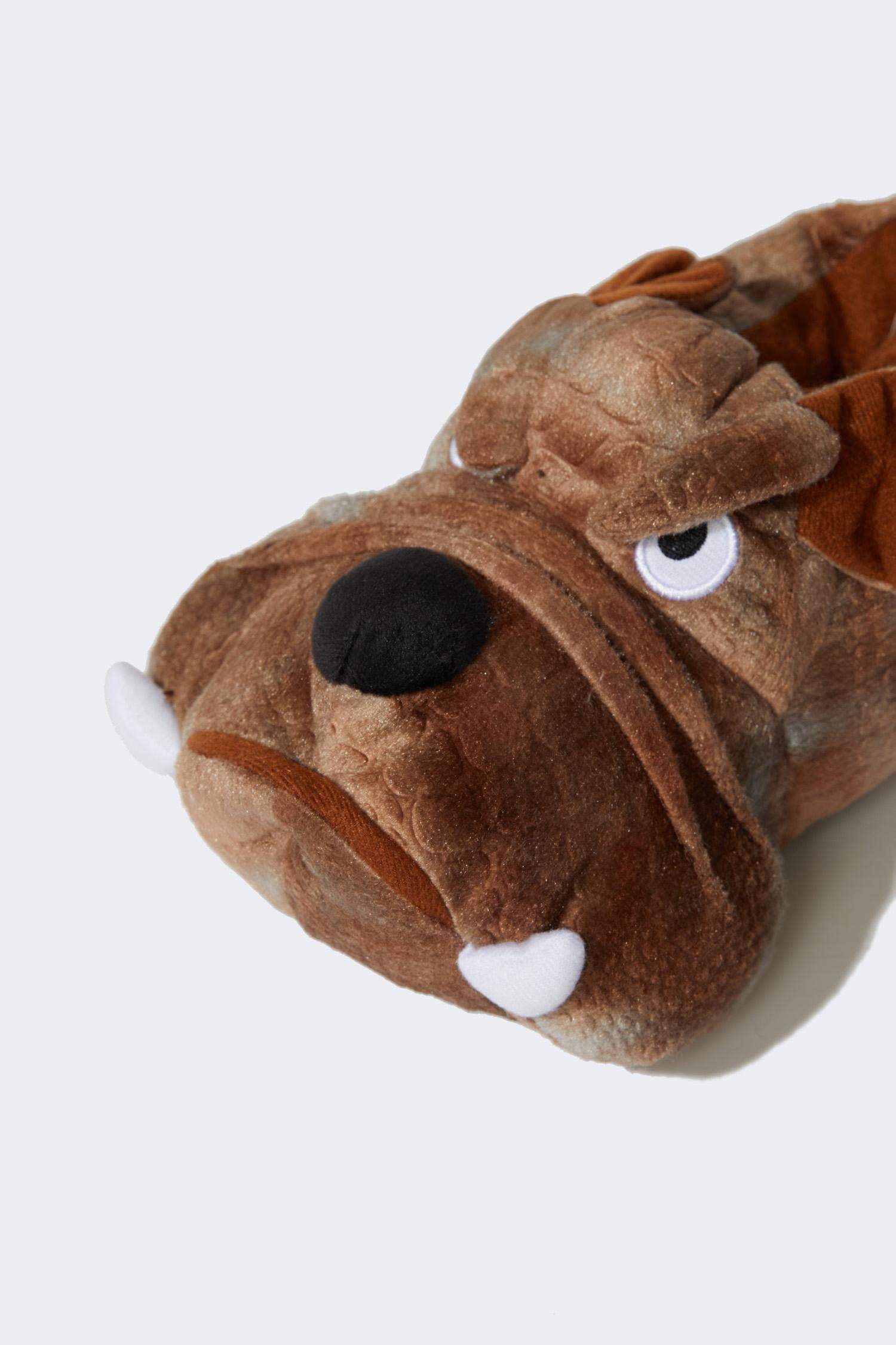 Erkek Çocuk Köpek Temalı Kalın Taban Panduf