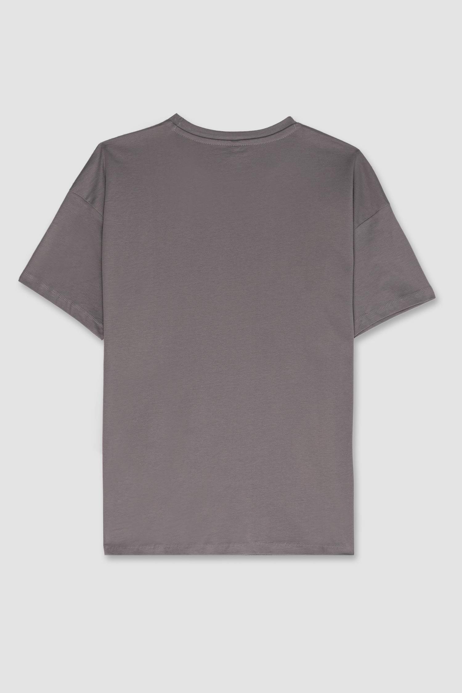 Relax Fit Crew Neck Printed Cotton T-Shirt