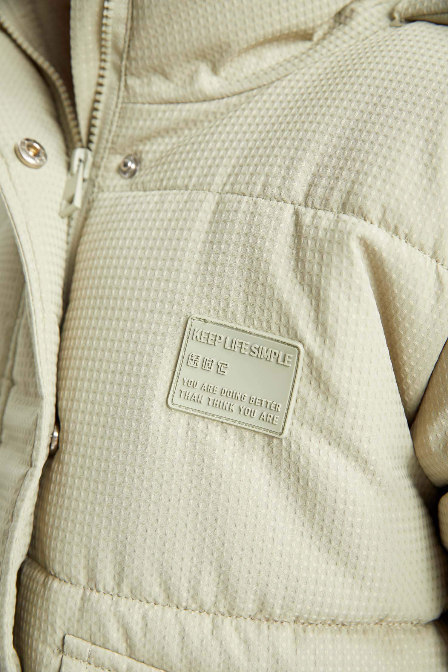 Kız Çocuk Su Geçirmez Şişme Mont Kapüşonlu Rüzgar Geçirmez Ribana Kollu Cepli