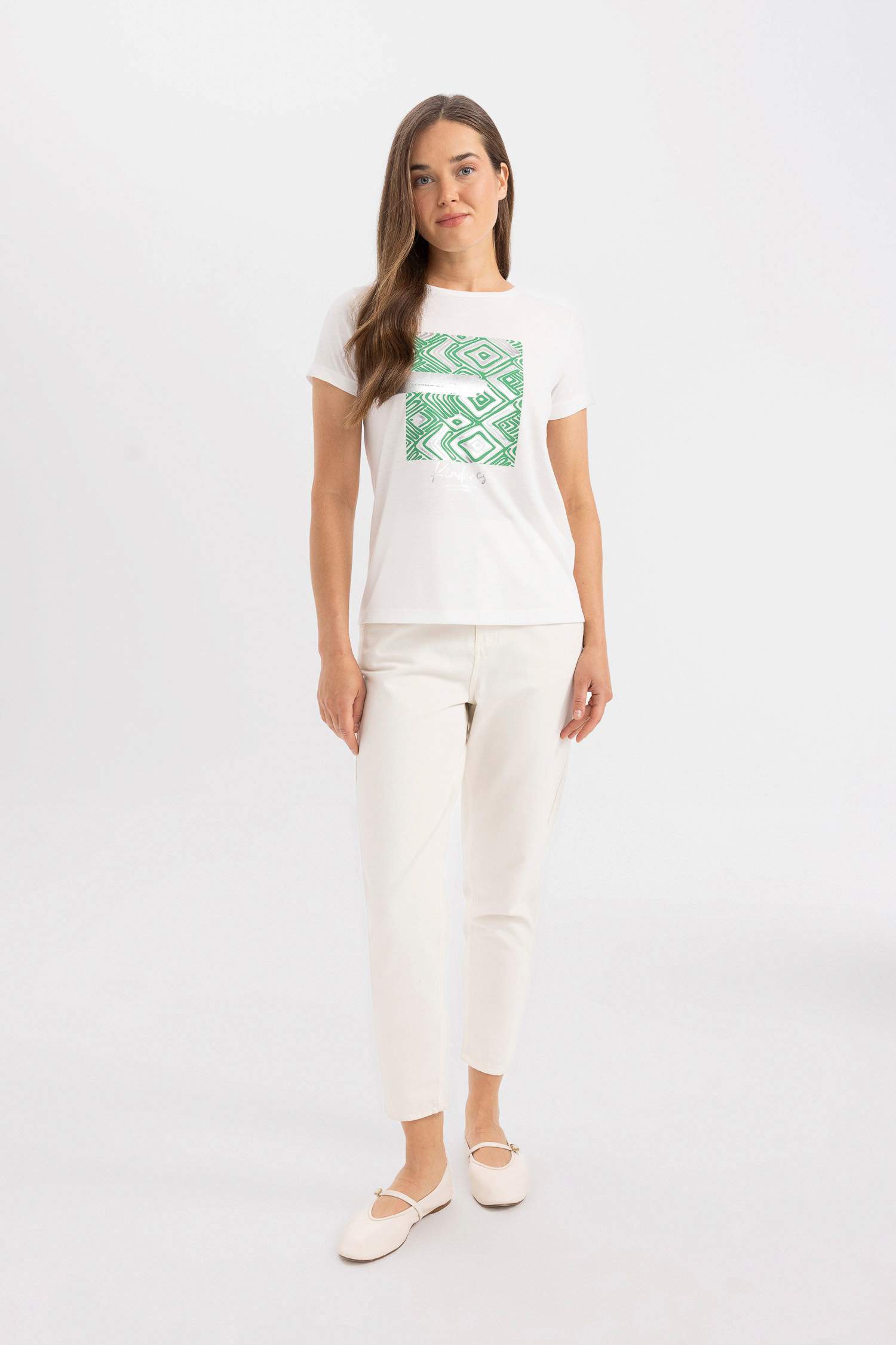 Regular Fit Crew Neck Short Sleeve T-Shirt