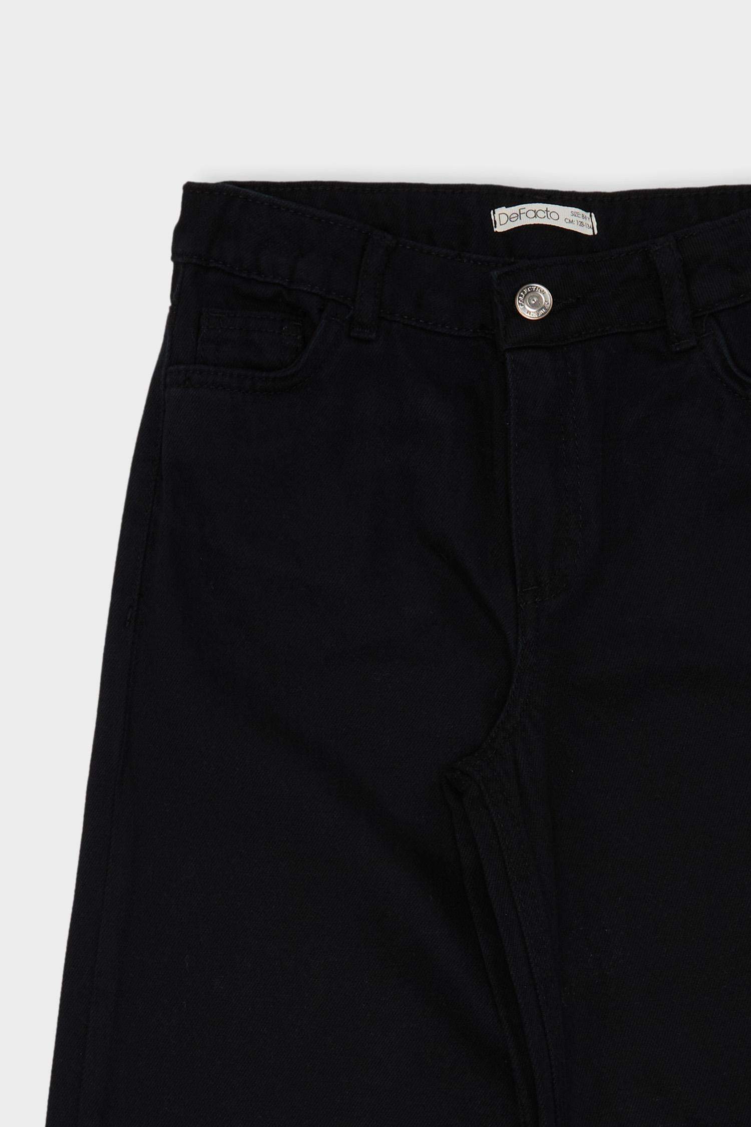 سروال بناتي قطن واسع برجل واسع