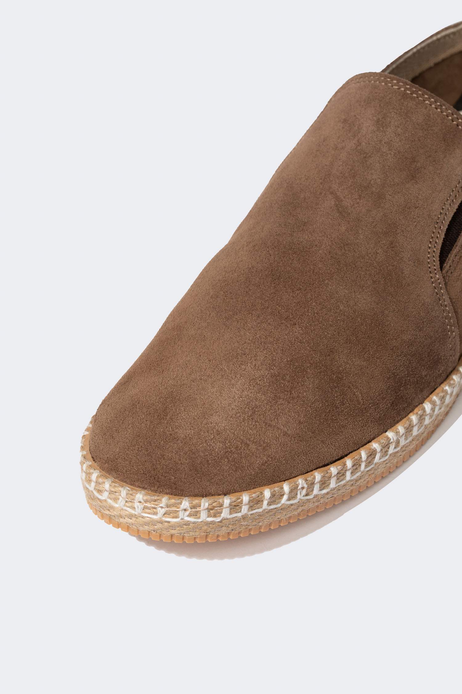 Erkek Düz Taban Deri Süet Espadril