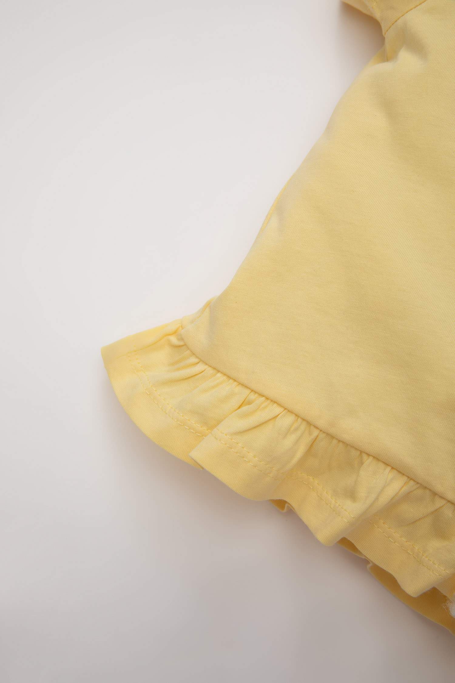 Baby Girl Ribbed Camisole Floral T-Shirt Shorts 2 Piece Set