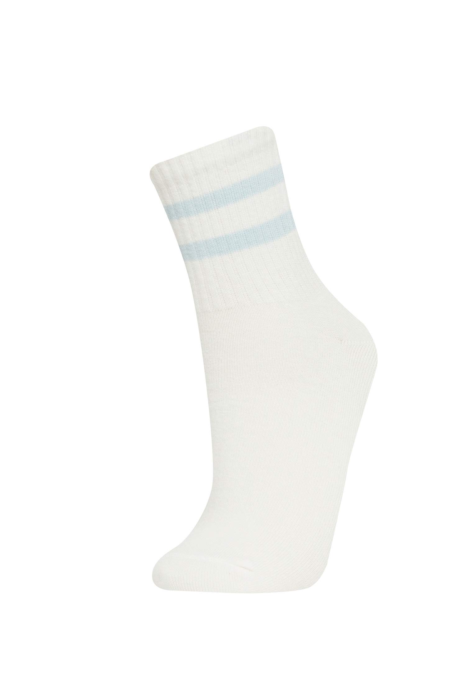 Kadın 2'li Pamuklu Soket Çorap